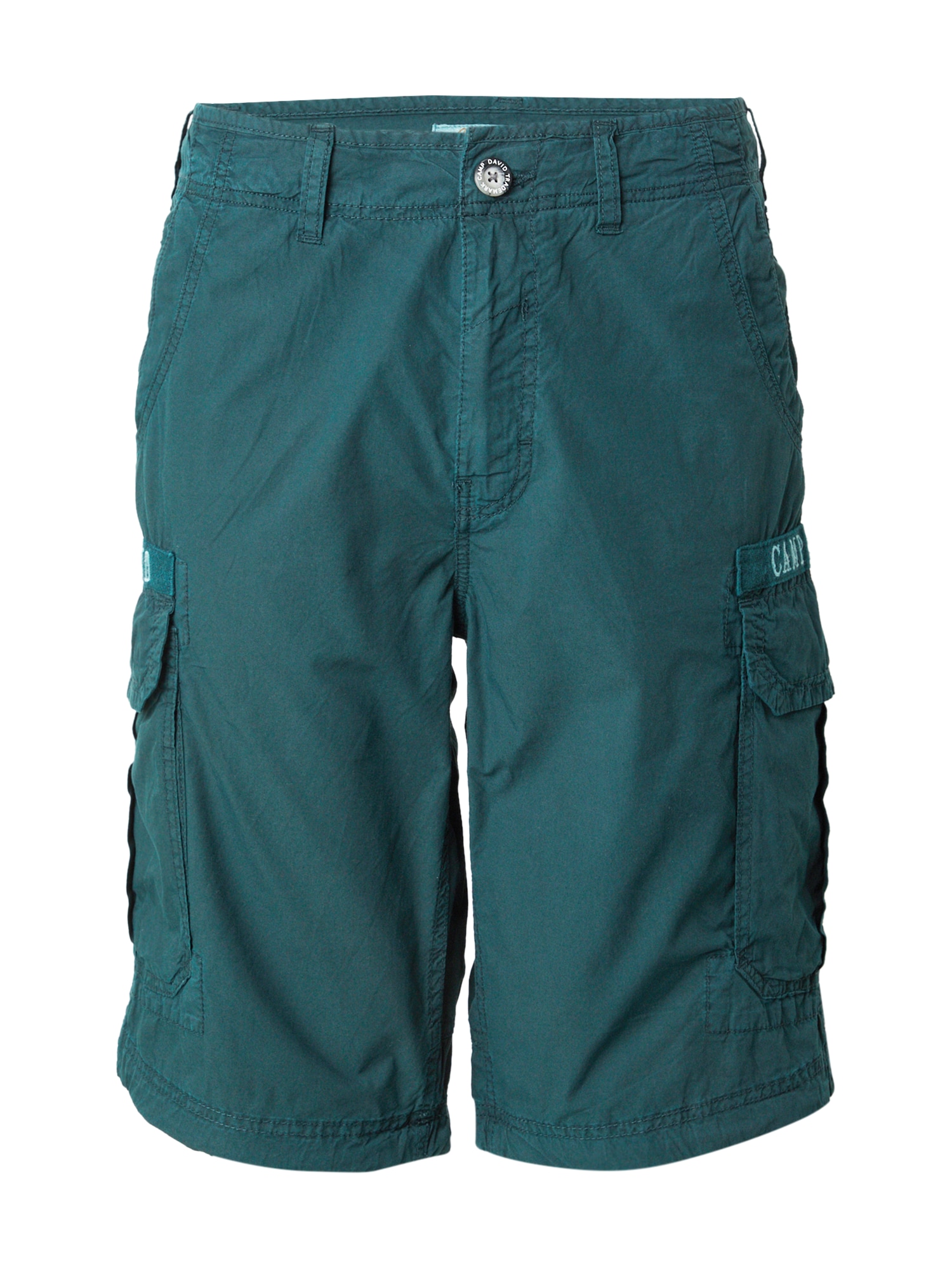 CAMP DAVID Pantaloni cu buzunare  verde smarald / verde pastel