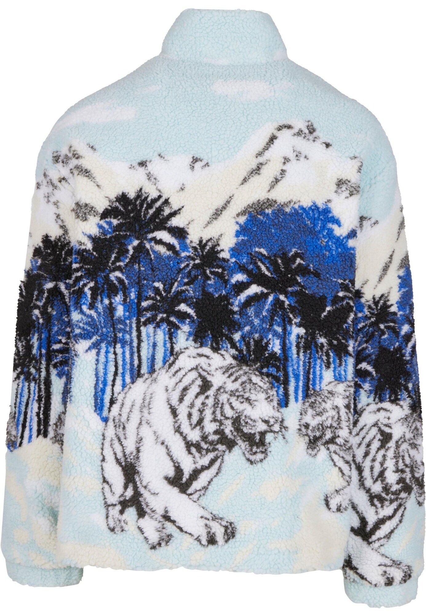 Karl Kani Pulóver 'Ice Tiger'  kék / szürke / fekete / fehér termék 2. képe