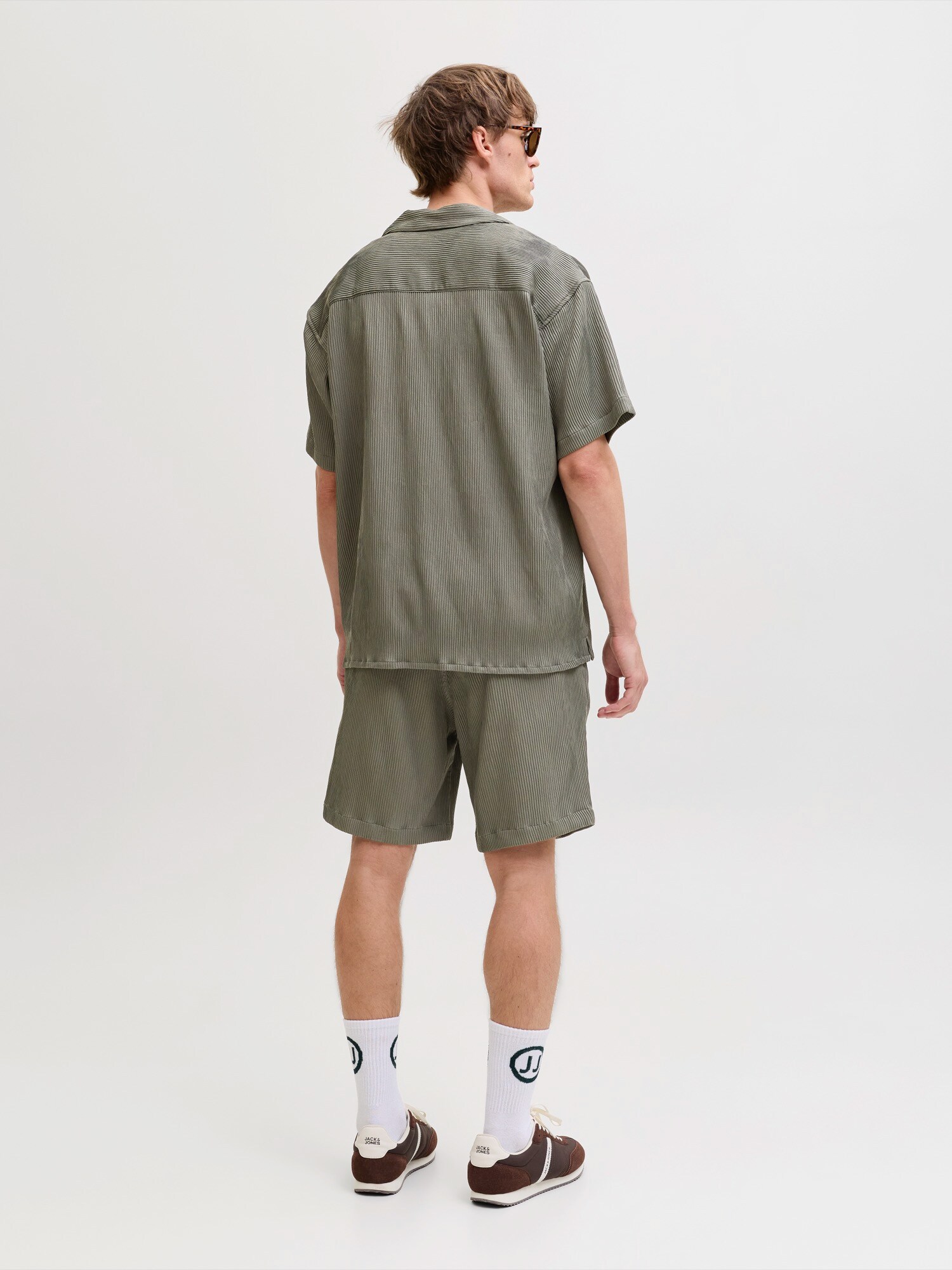 JACK & JONES Košeľa 'JJEHarrison'  olivová (obrázok 4)