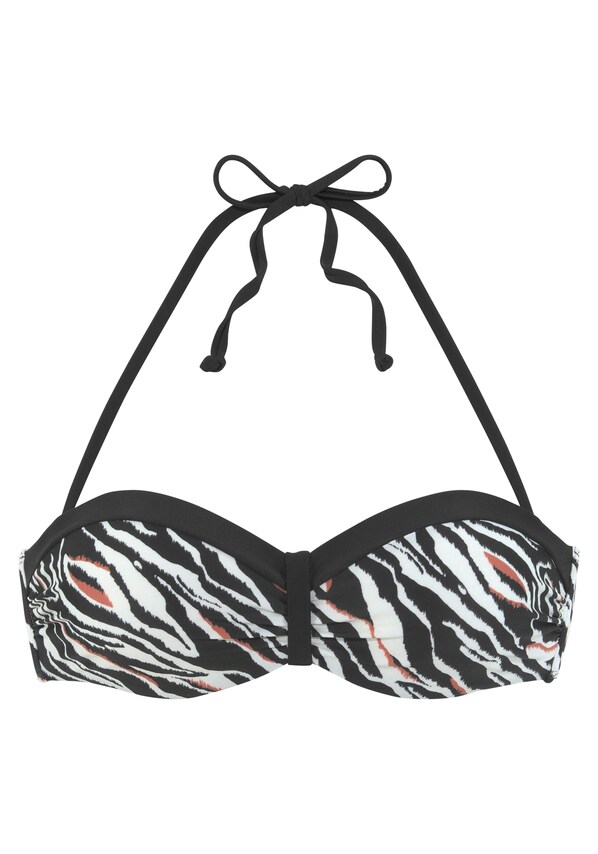 s.Oliver, Bikini felső, fekete & fehér, 3 kép a 4 közül