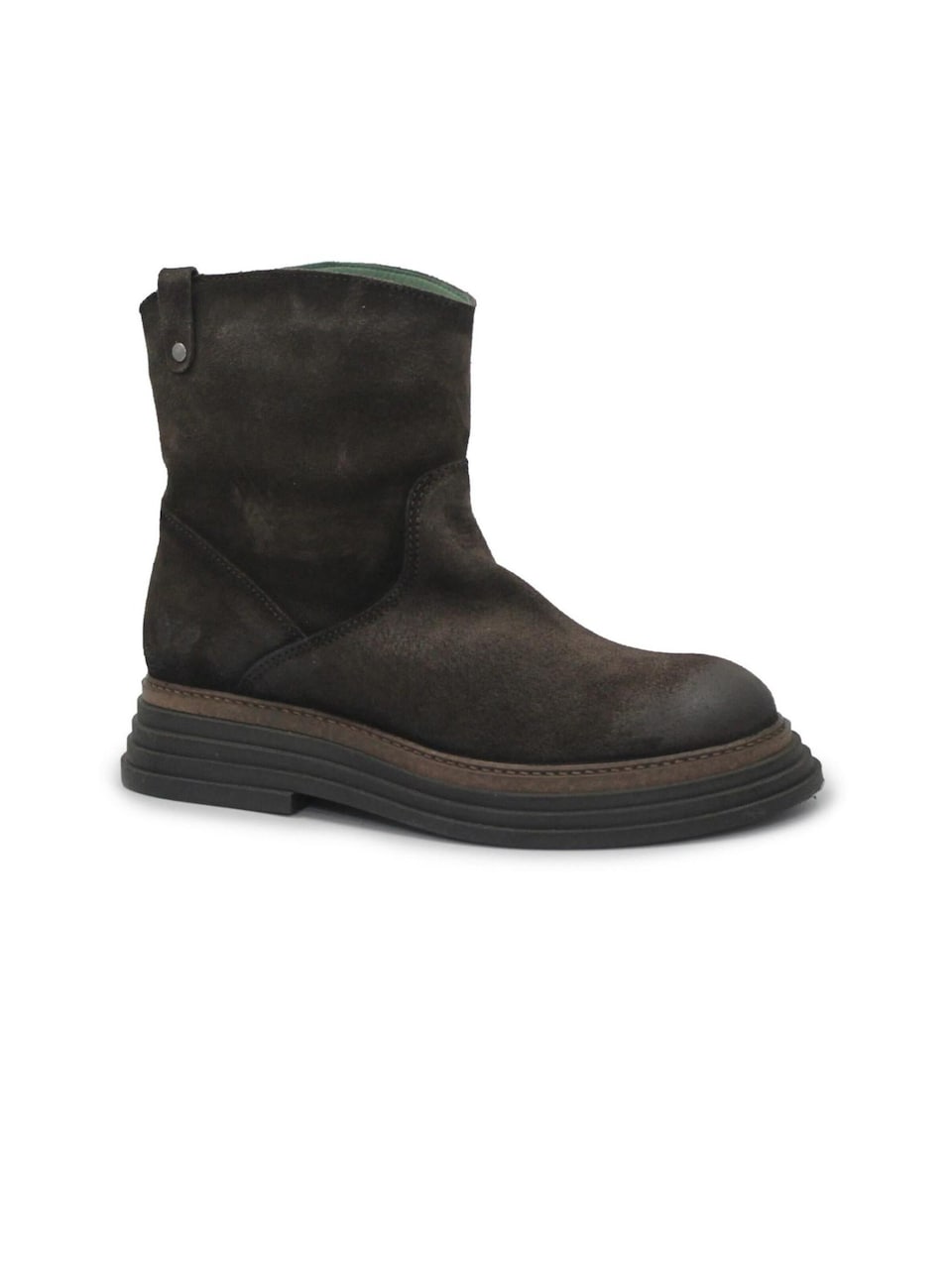 Stövel 'FELMINI E395 grass expresso marrone stivaletto tronchetto donna biker pelle'