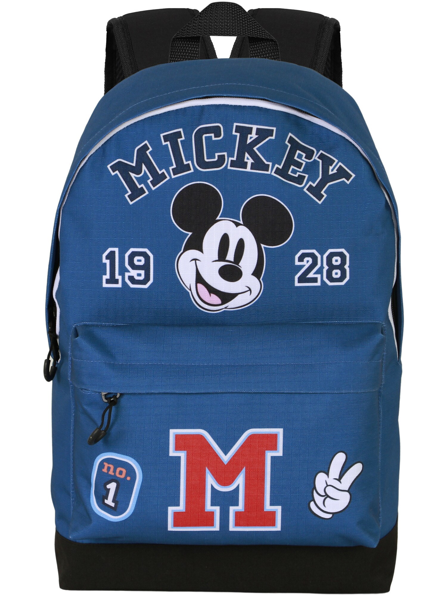 DISNEY Mochila 'Mickey Mouse Class-Fan'  azul / rojo / negro / blanco