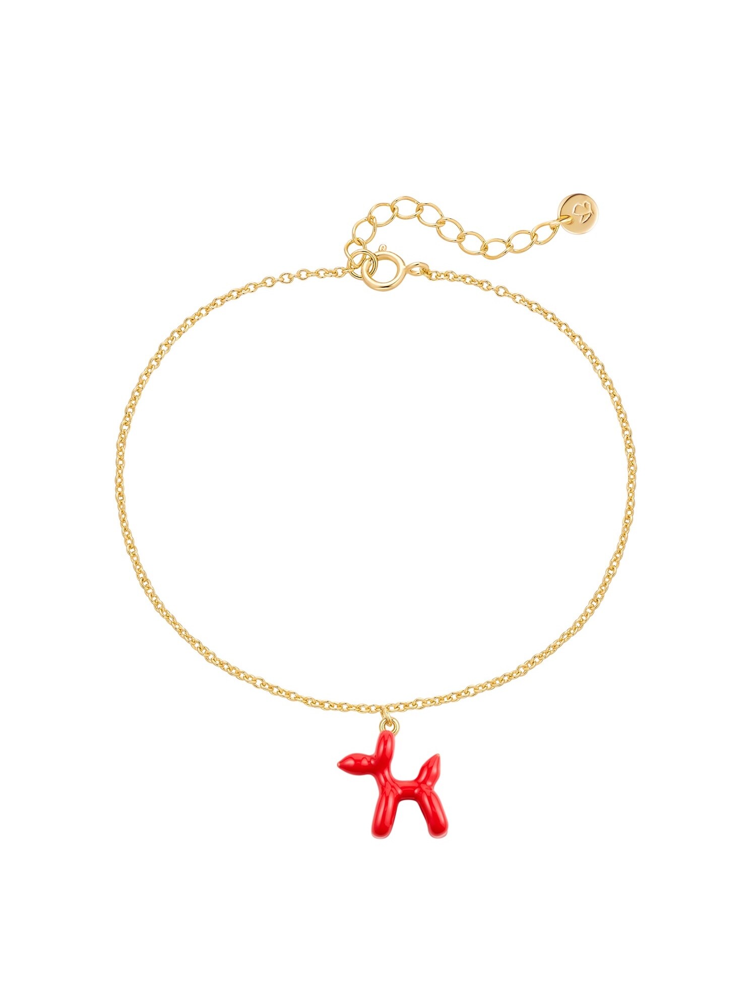 Glanzstücke München Pulsera  dorado / rojo