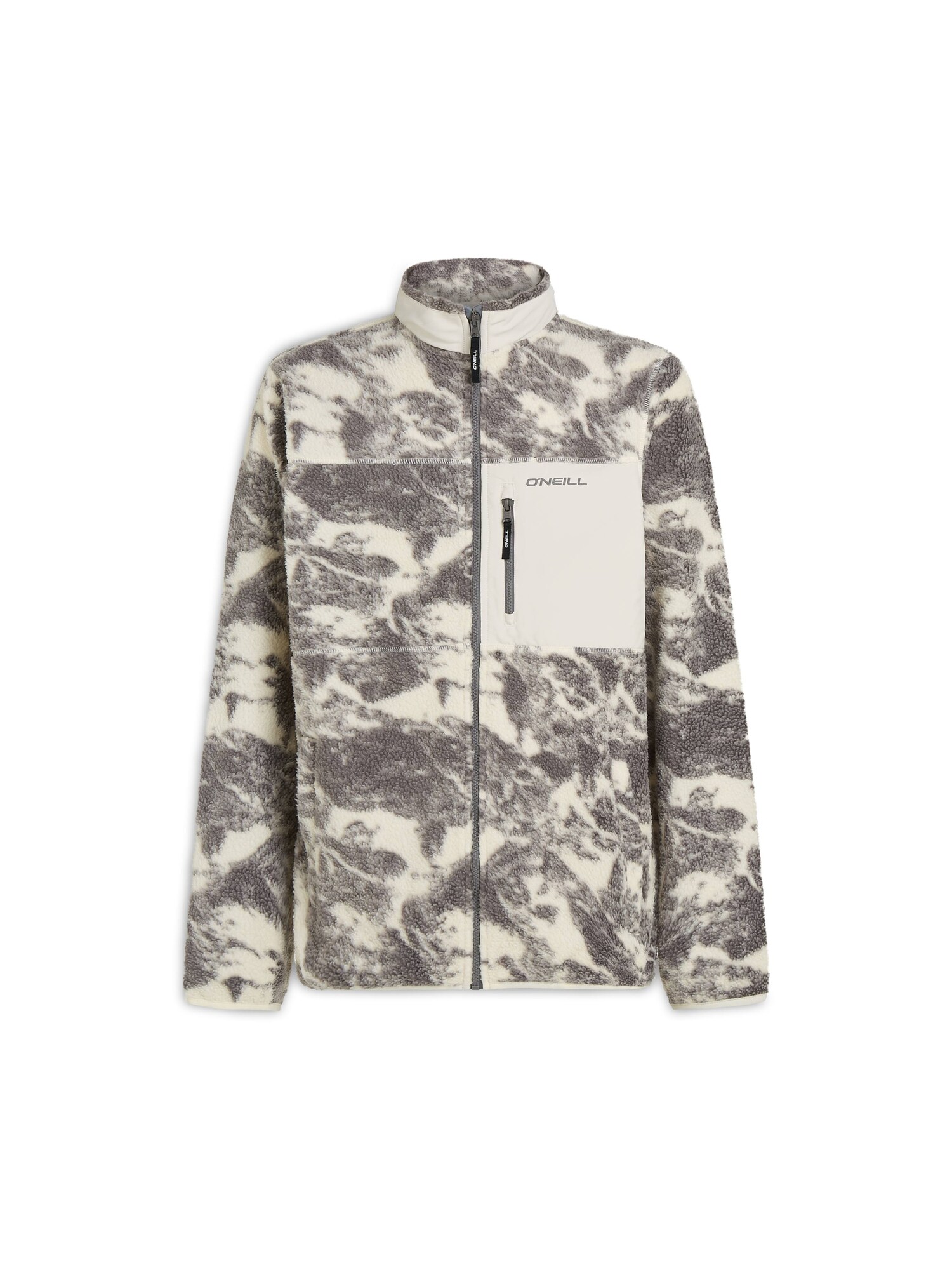 ONEILL Jachetă  fleece gri / alb murdar