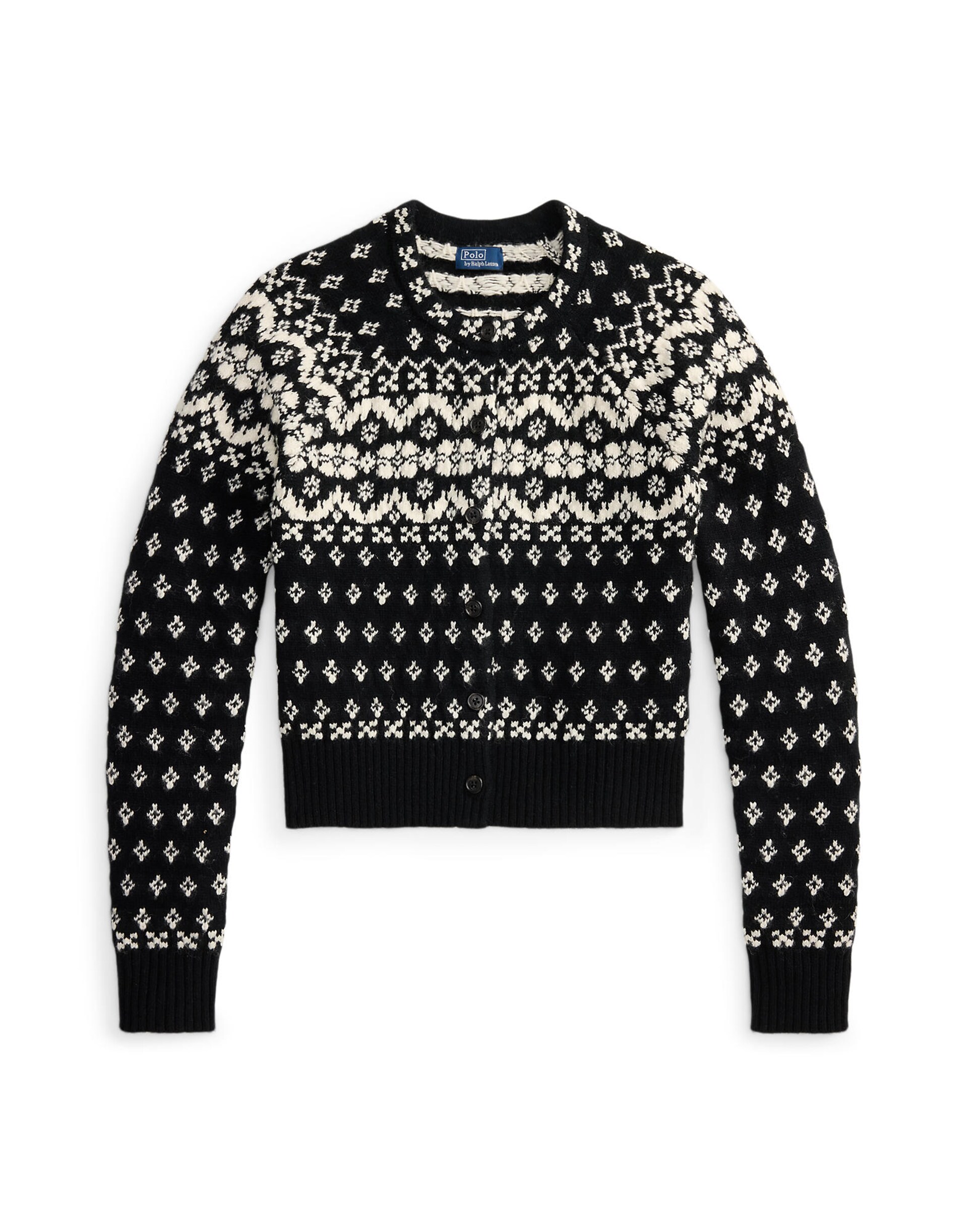 Polo Ralph Lauren Fair Isle-cardigan i ullblandning dam – bild 2
