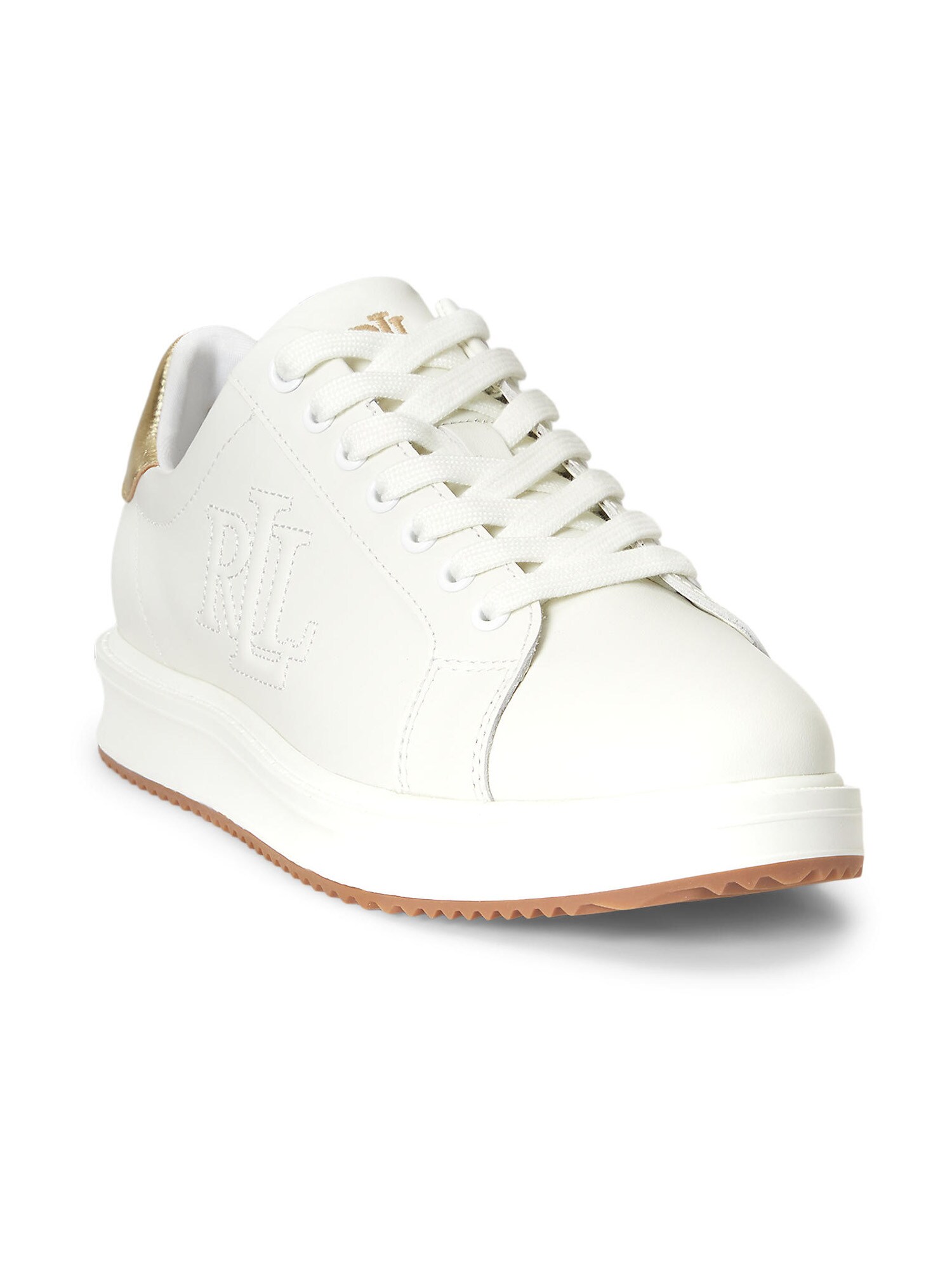 Lauren Ralph Lauren Nizke superge 'AINSLEY'  zlata / bela