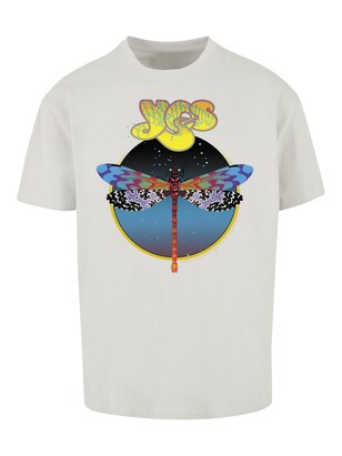 F4NT4STIC Shirt ‘YES Dragonfly Tour V1’ Lichtgrijs / Gemengde kleuren