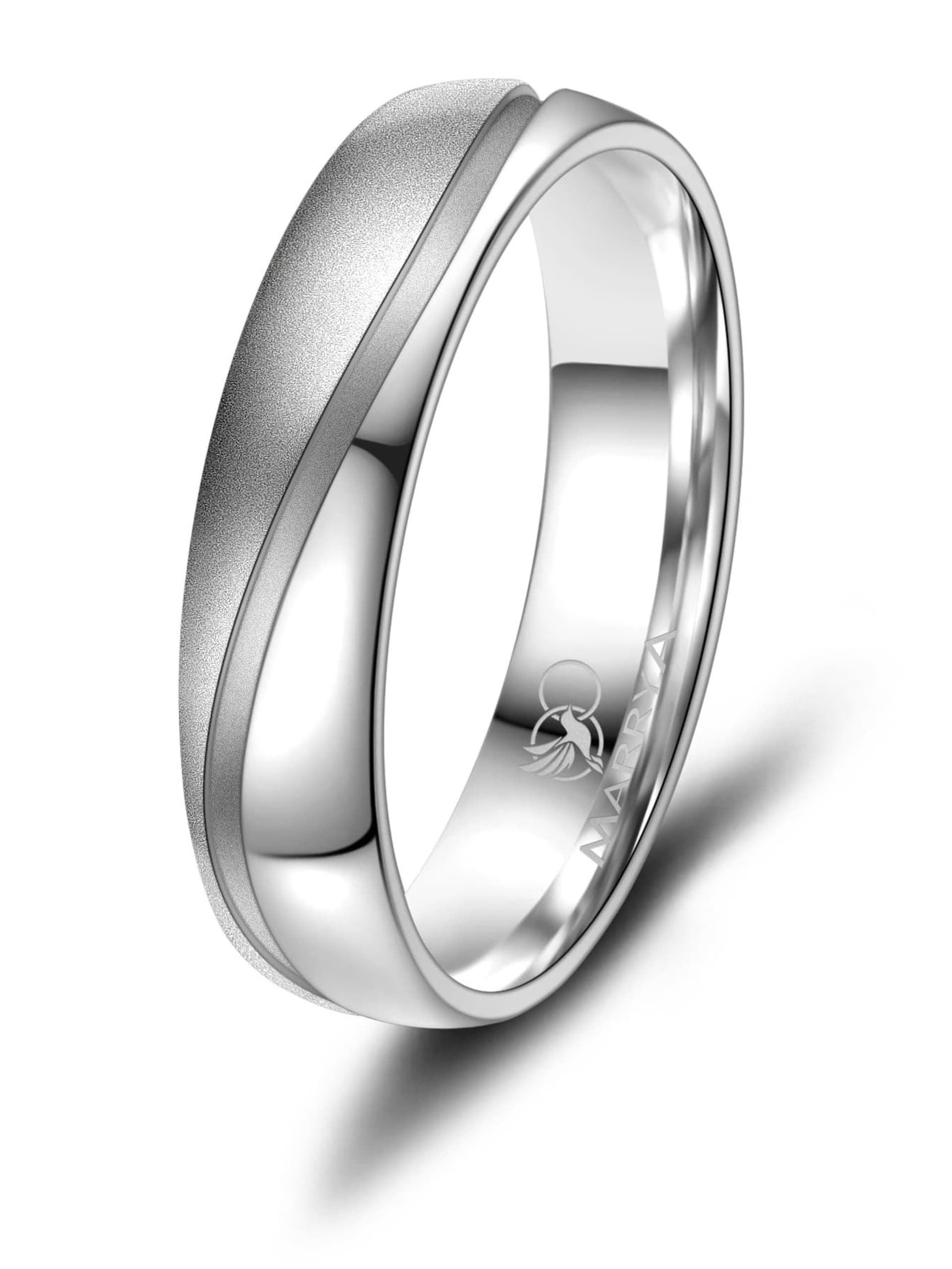 MARRYA Ring 'MARRYA SI-29 Ehering aus Silber' dam