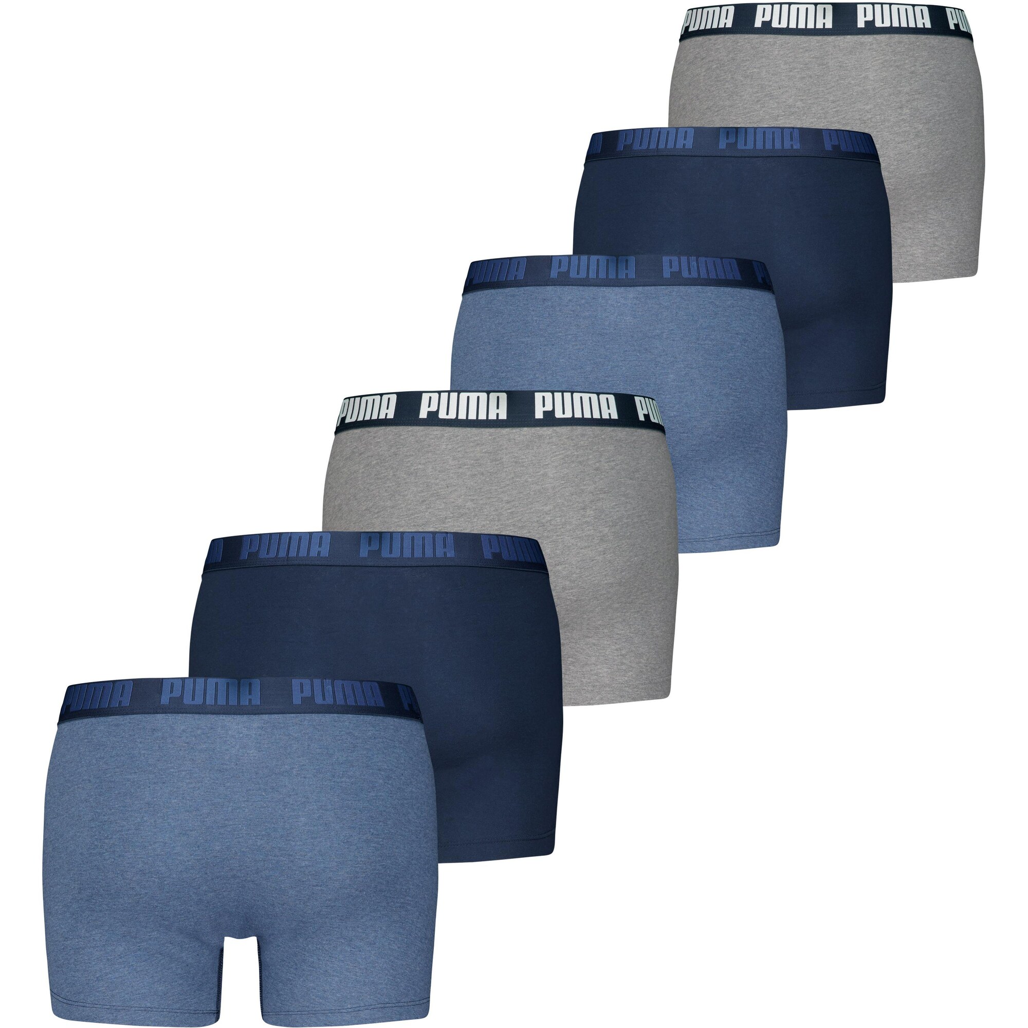 PUMA Boxeralsók 'Everyday'  tengerészkék / opál / taupe / fekete / fehér termék 2. képe