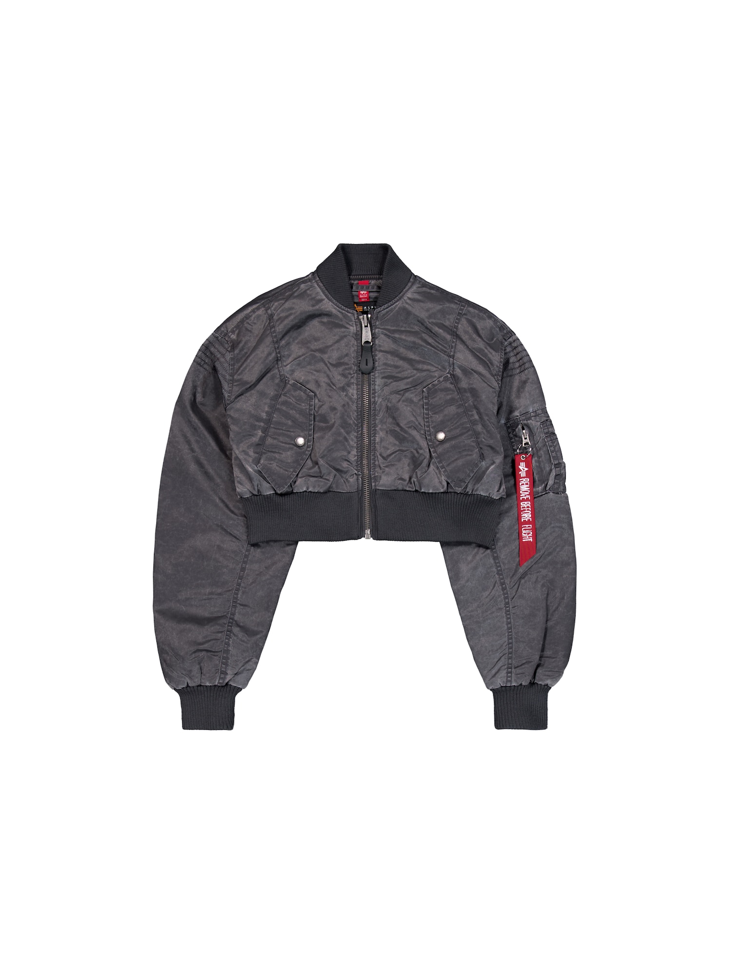 ALPHA INDUSTRIES Átmeneti dzseki  szürke / fekete / fehér akciós termékkép 1