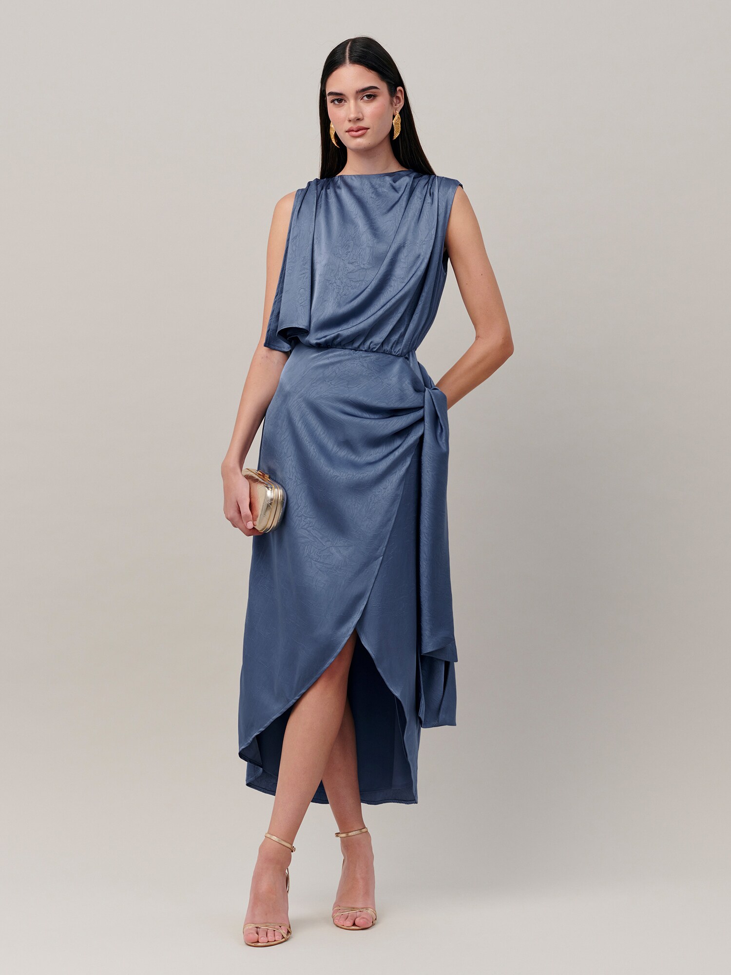 Sável Rochie de seară NORA albastru
