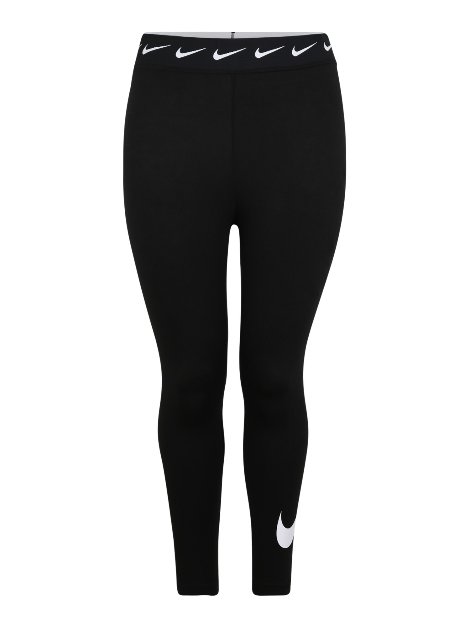 NIKE Tamprės  juoda / balta