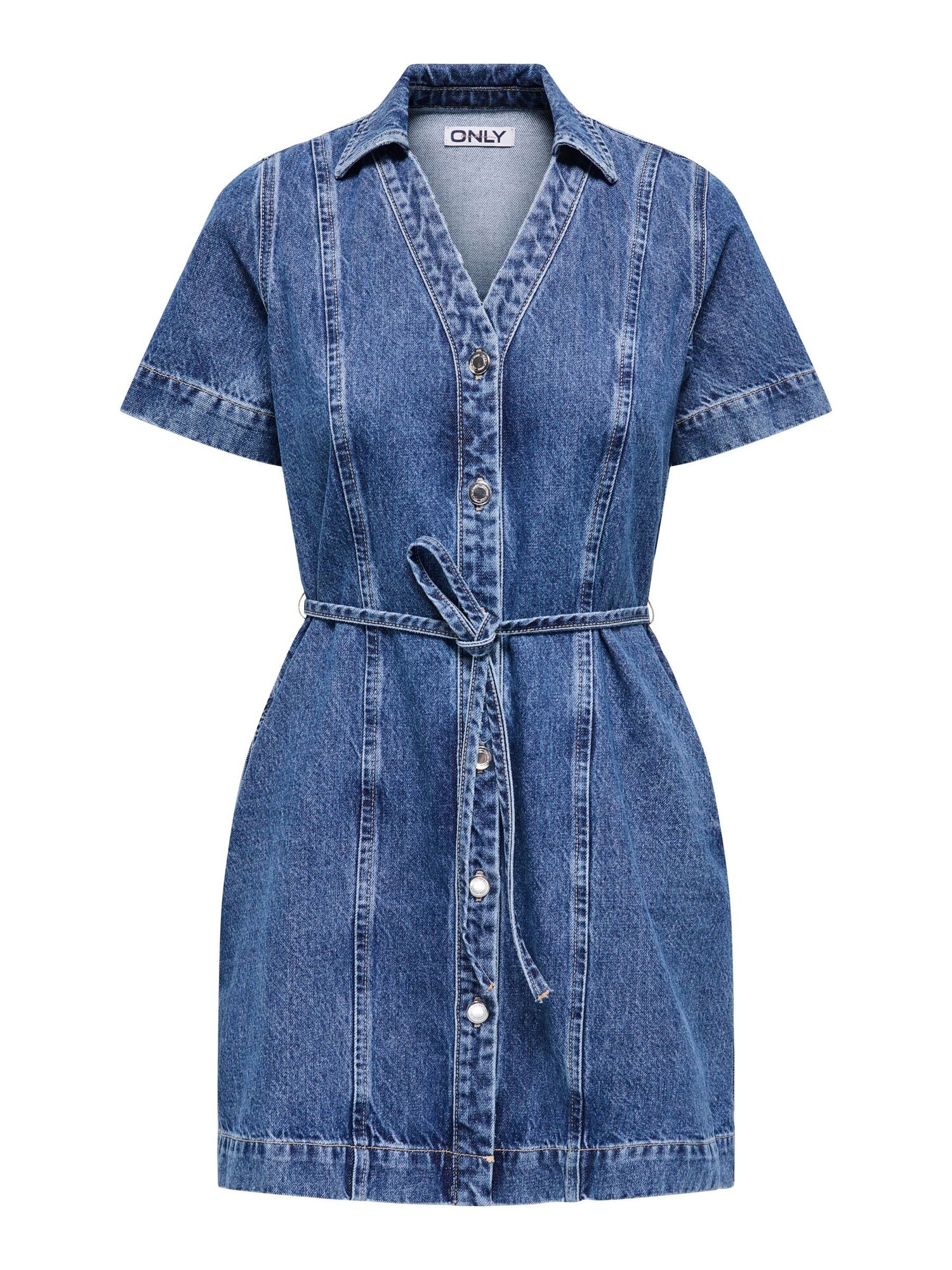 ONLY Vestido camisero 'ONLFina'  azul denim