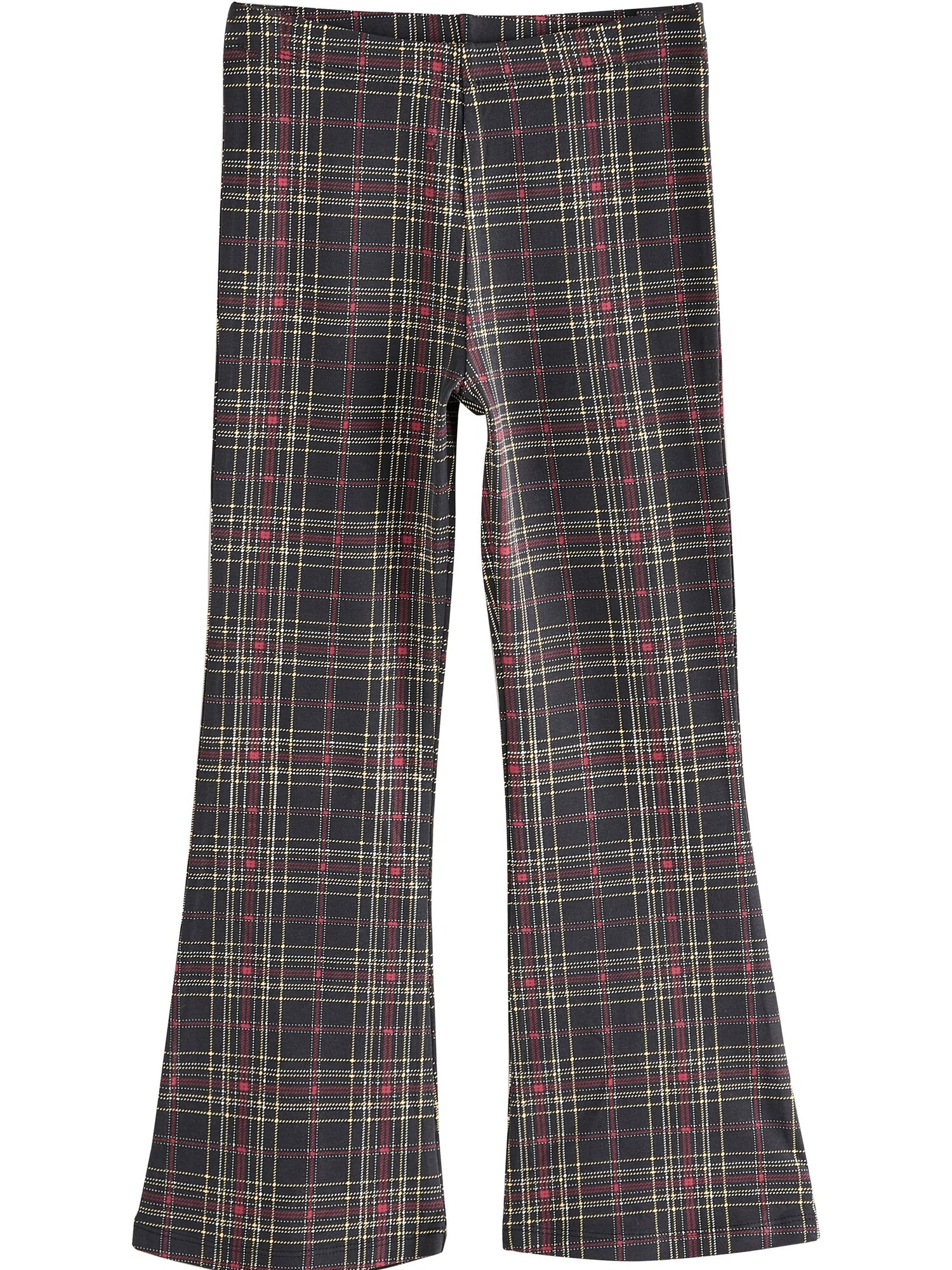Next Pantaloni  ciocolatiu / portocaliu deschis / roșu cranberry / alb