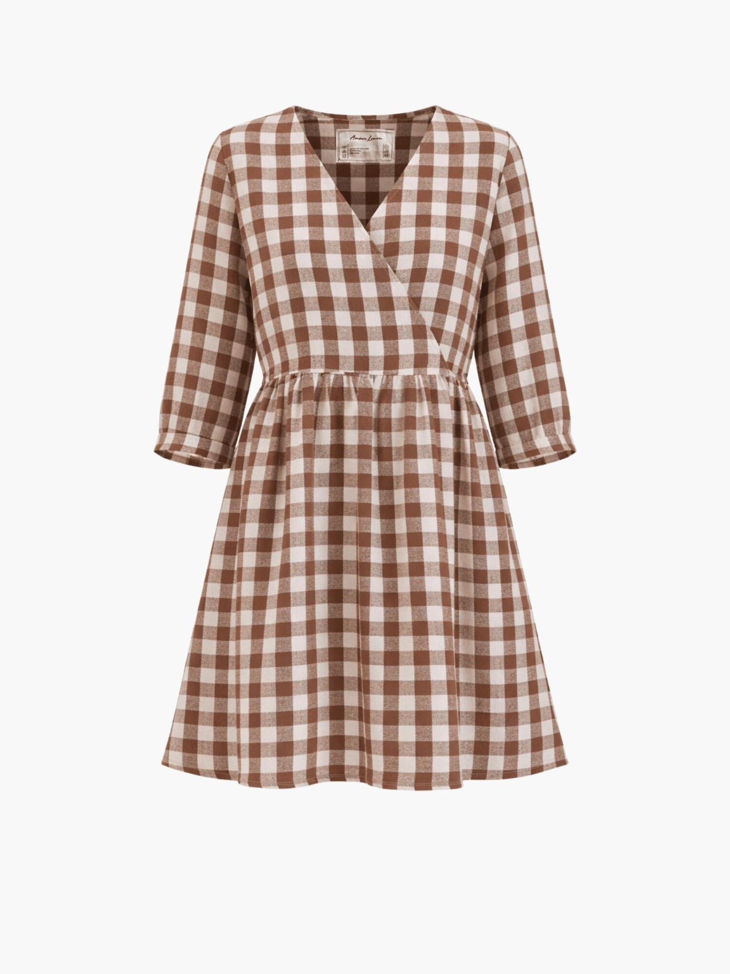 AmourLinen Vestido 'Daphne'  marrón