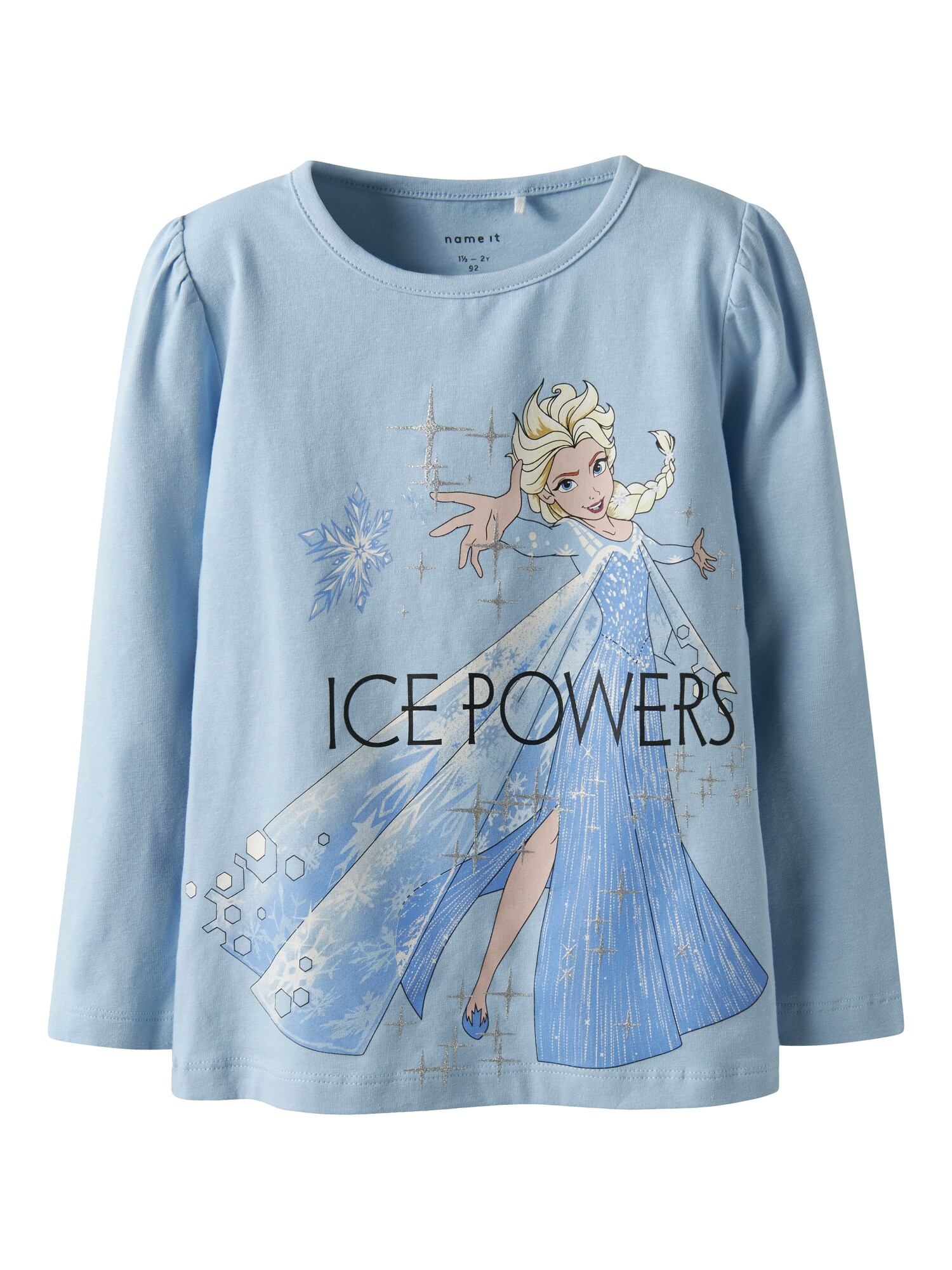 NAME IT Tricou NMFOSMA FROZEN  albastru deschis / roz pudră / negru / alb