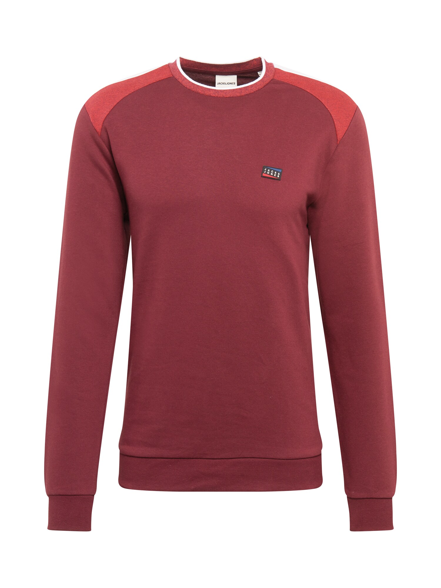 JACK & JONES Megztinis be užsegimo 'ALI'  vyno raudona spalva / šviesiai raudona