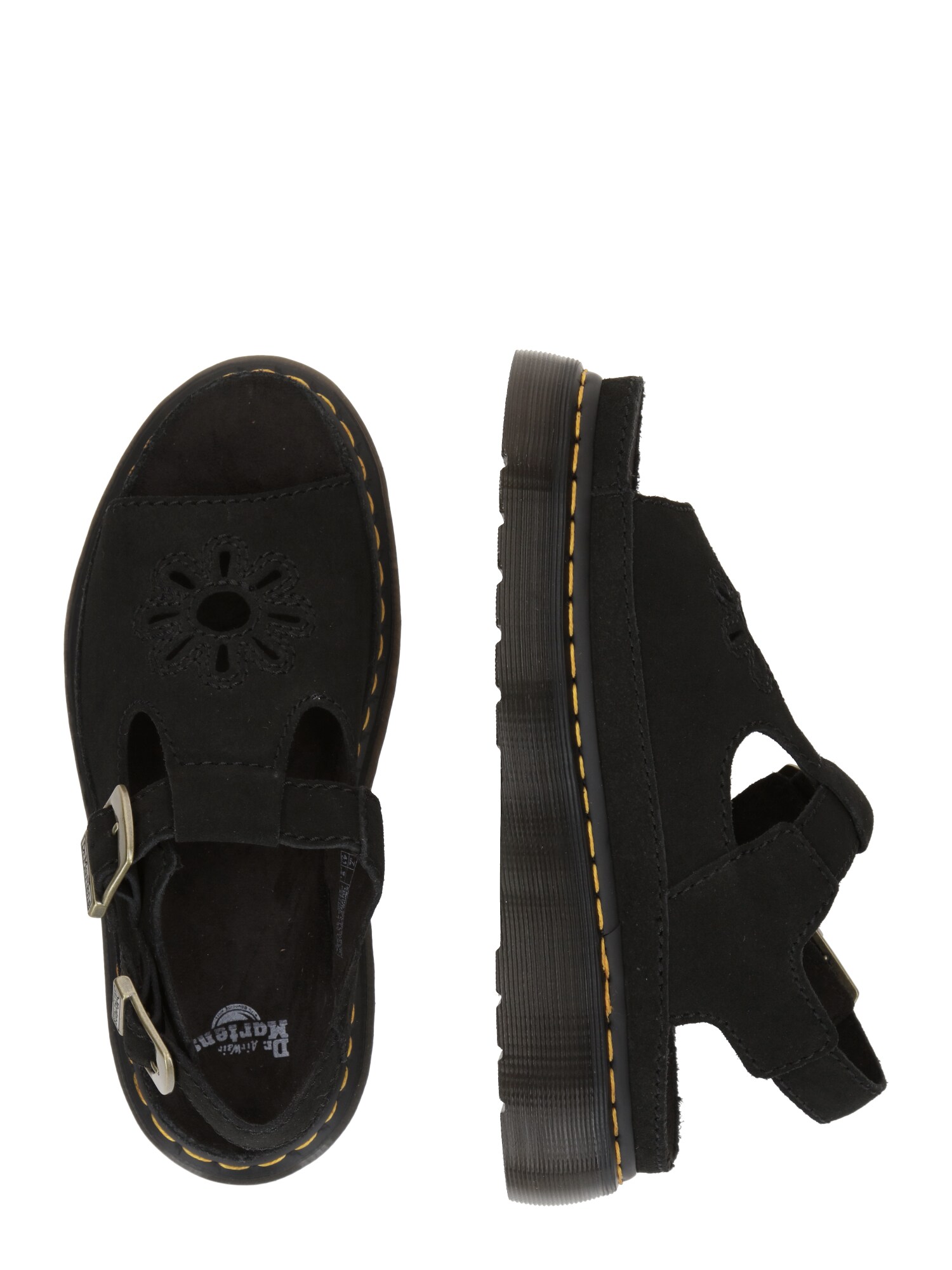 Dr. Martens Szandálok 'Dunnet Flower'  fekete termék 2. képe