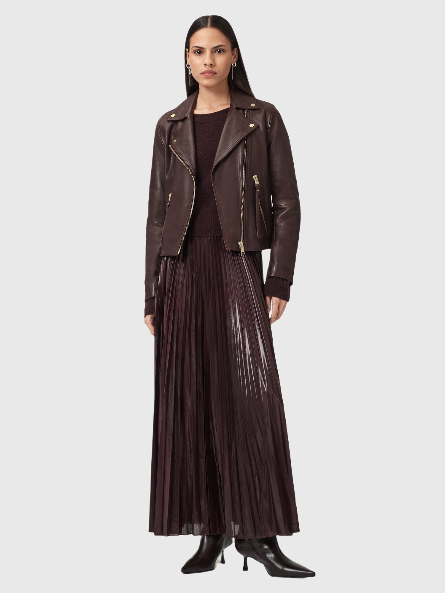 AllSaints Chaqueta de entretiempo 'DALBY'  rojo vino – imagen 4
