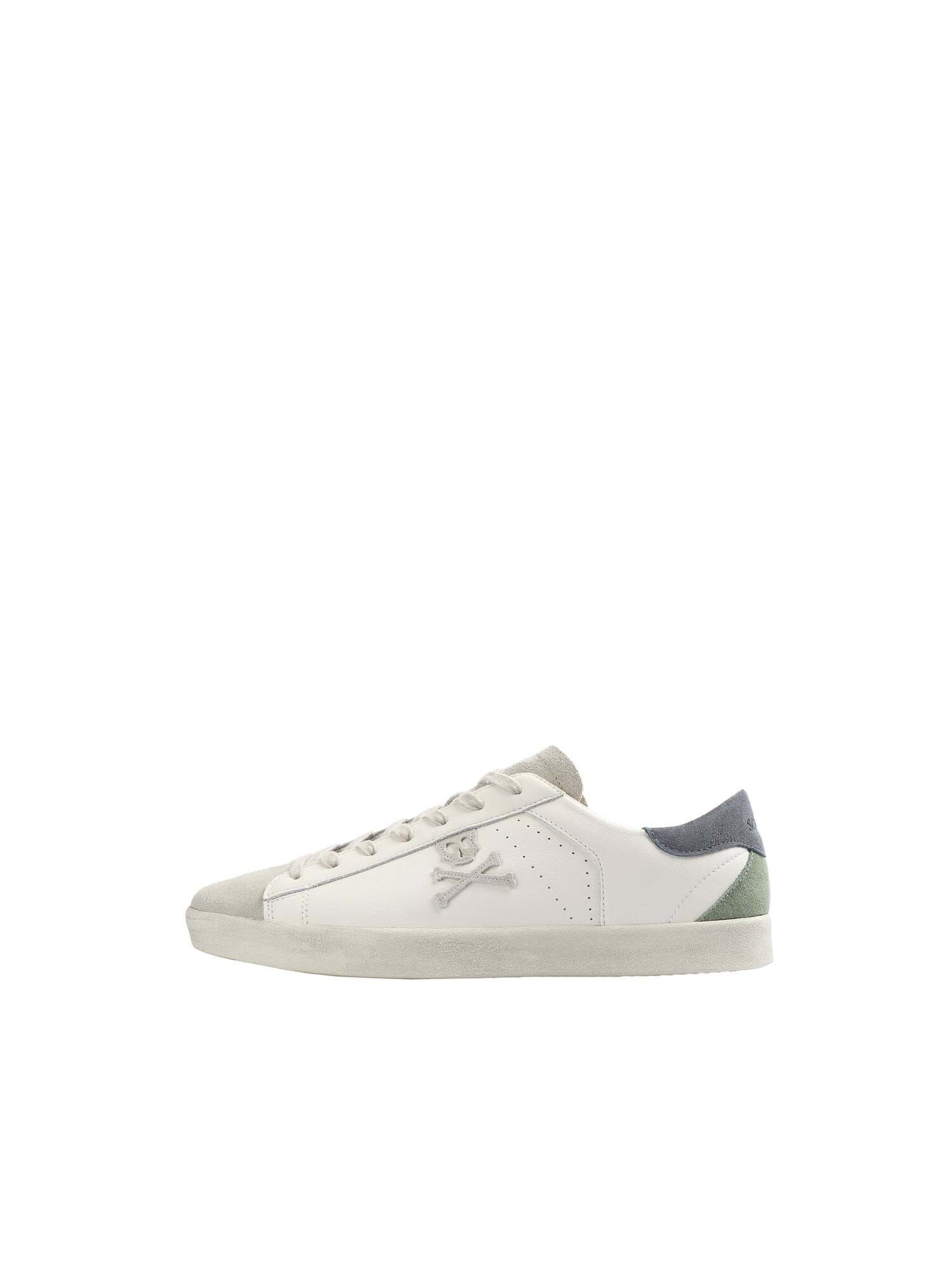 Scalpers Sneaker low Henry  alb kitt / albastru marin / verde pin / alb