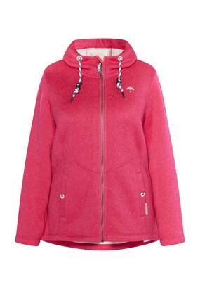 Schmuddelwedda Fleece jas Magenta / Offwhite