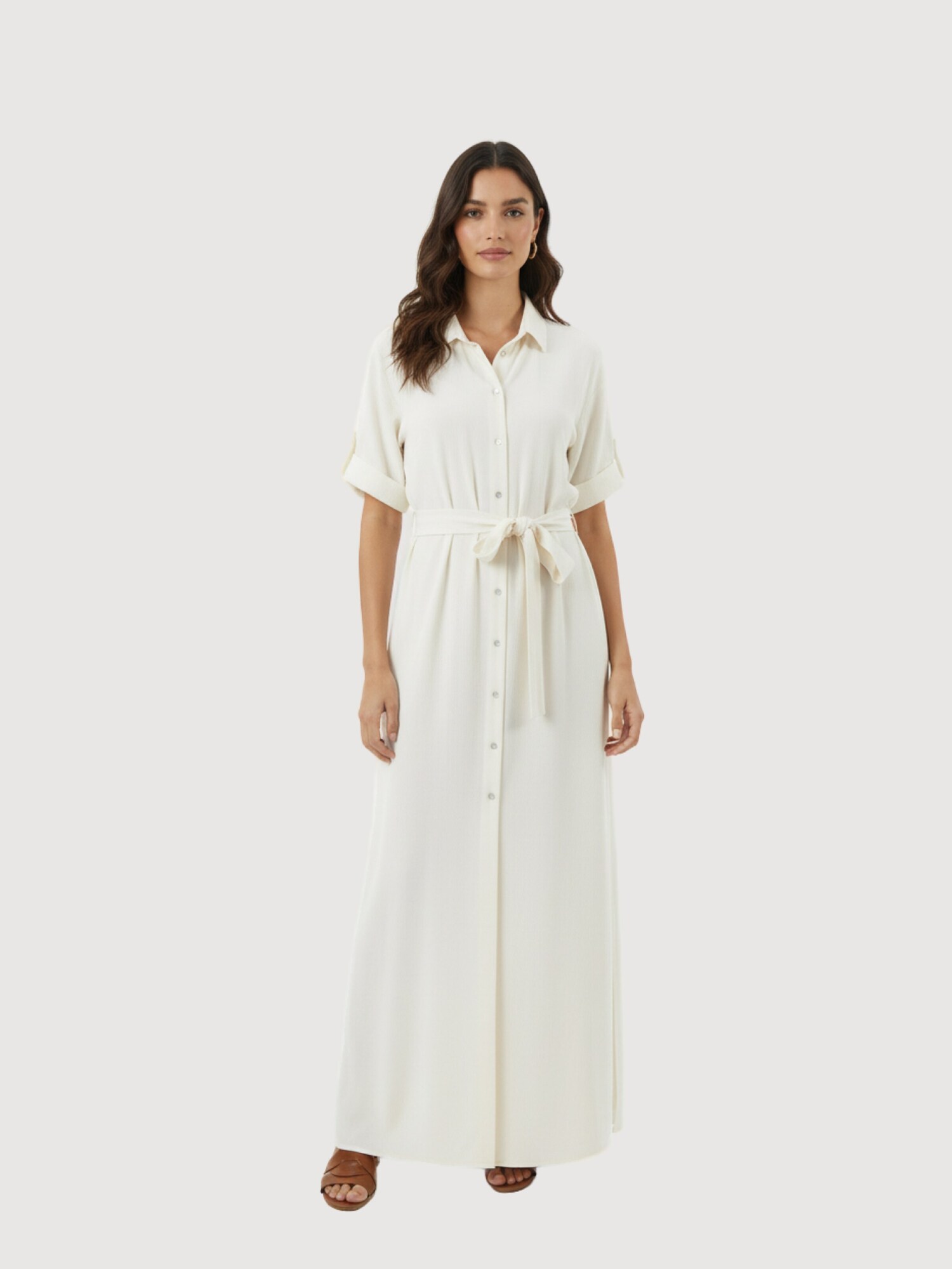 WEARABLE STORIES Vestido 'Lisanne'  crema