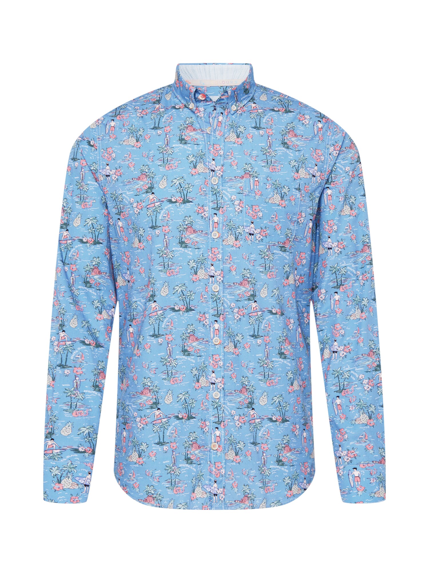 COLOURS & SONS Marškiniai mišrios spalvos / šviesiai mėlyna