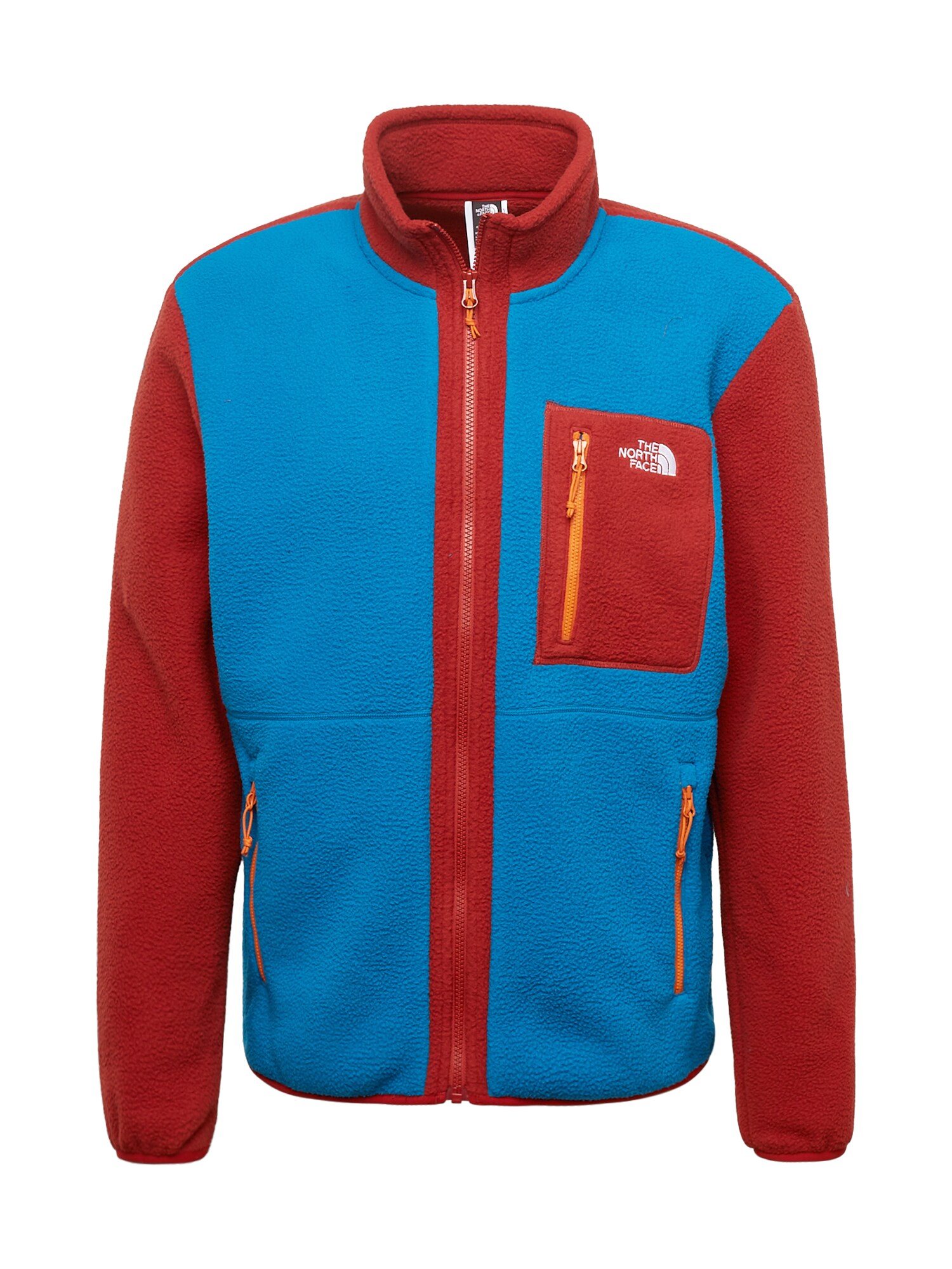 THE NORTH FACE Funkčná flisová bunda 'Yumiori Full-Zip Fleece Jacket'  neónovo modrá / krvavo červená