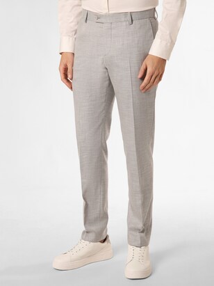 Finshley & Harding Pantalon ‘Mitch’ Lichtgrijs