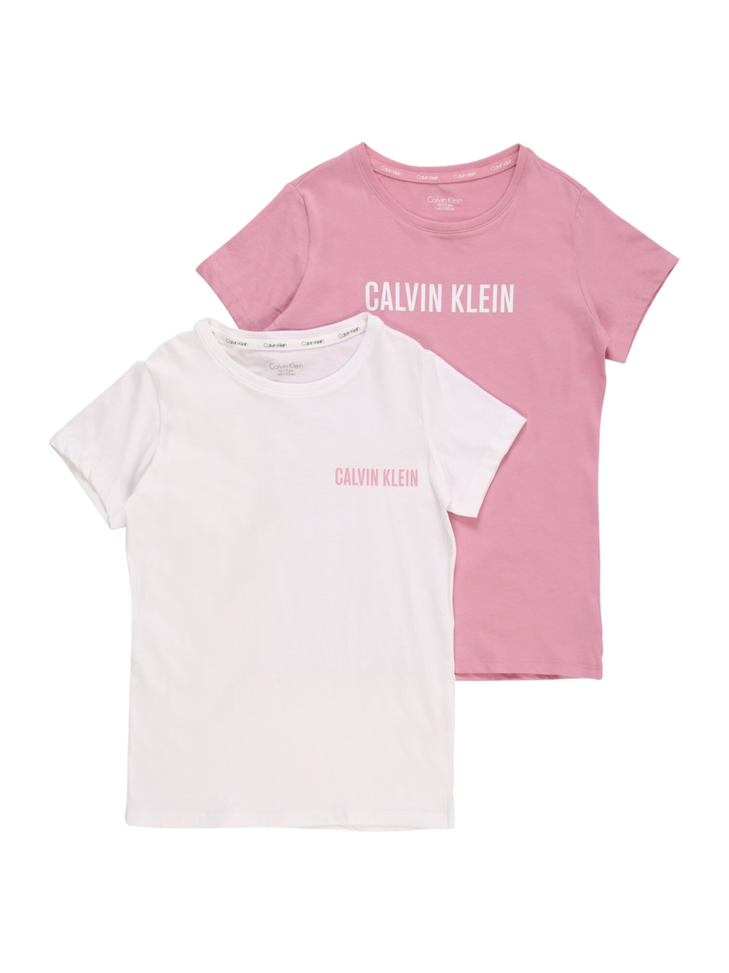 Calvin Klein Underwear Marškinėliai  balta / rožių spalva