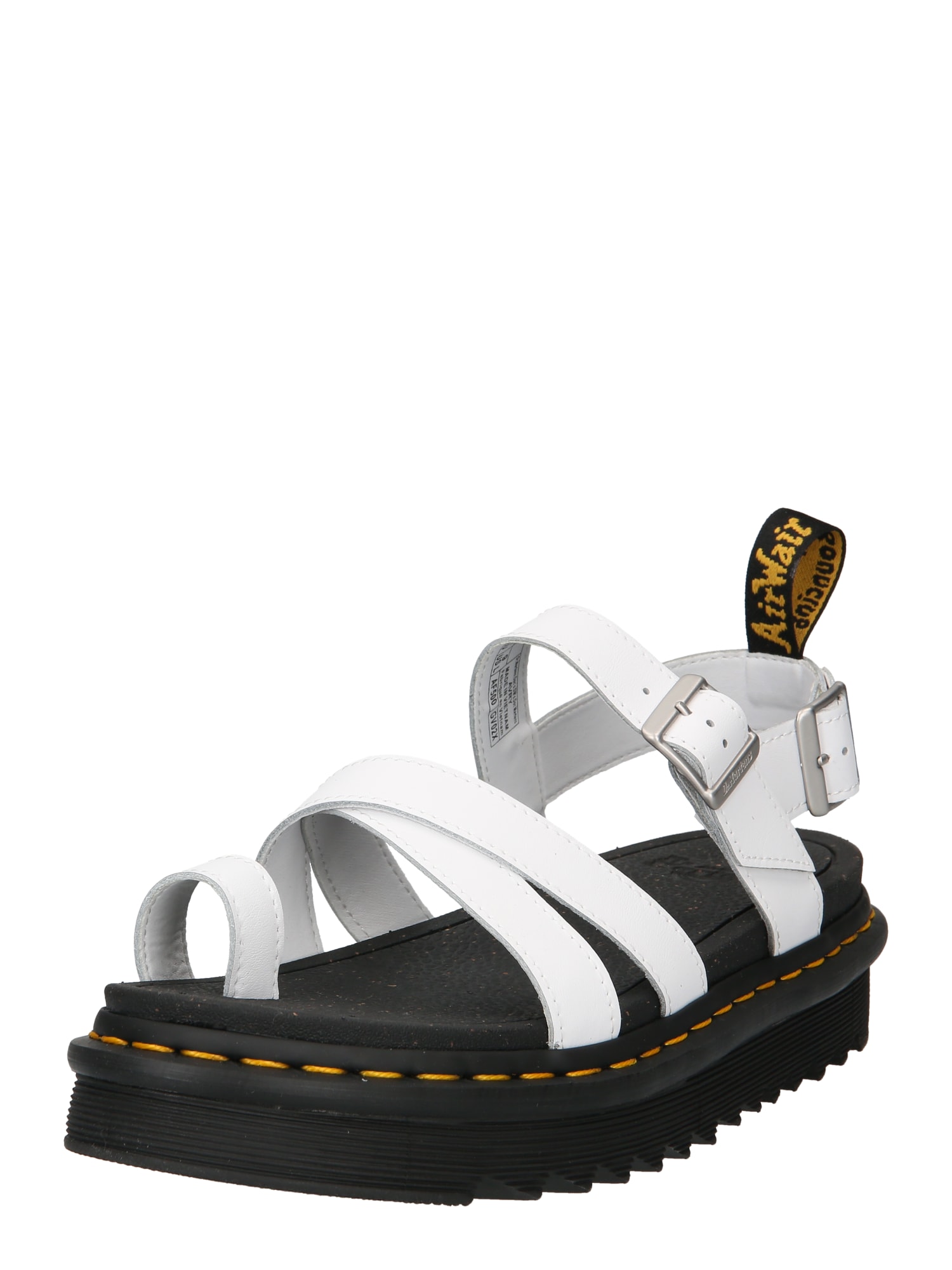 Dr. Martens Dr. Martens Sandale 'Avry' gelb / schwarz / silber / weiß