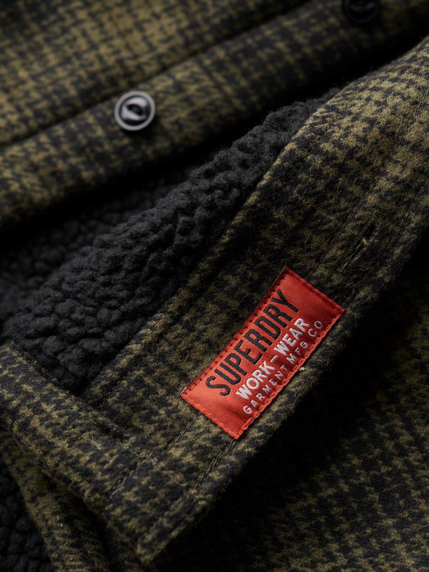 Superdry & Co Prechodná bunda 'Miller' tmavozelená / čierna (obrázok 6)