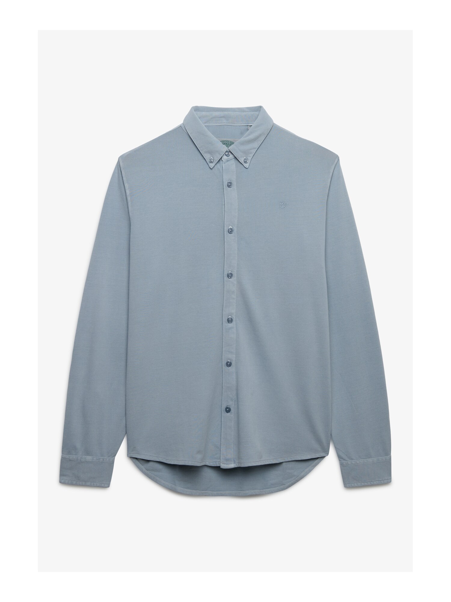 Superdry & Co Cămașă 'Vintage Destroy'  albastru deschis