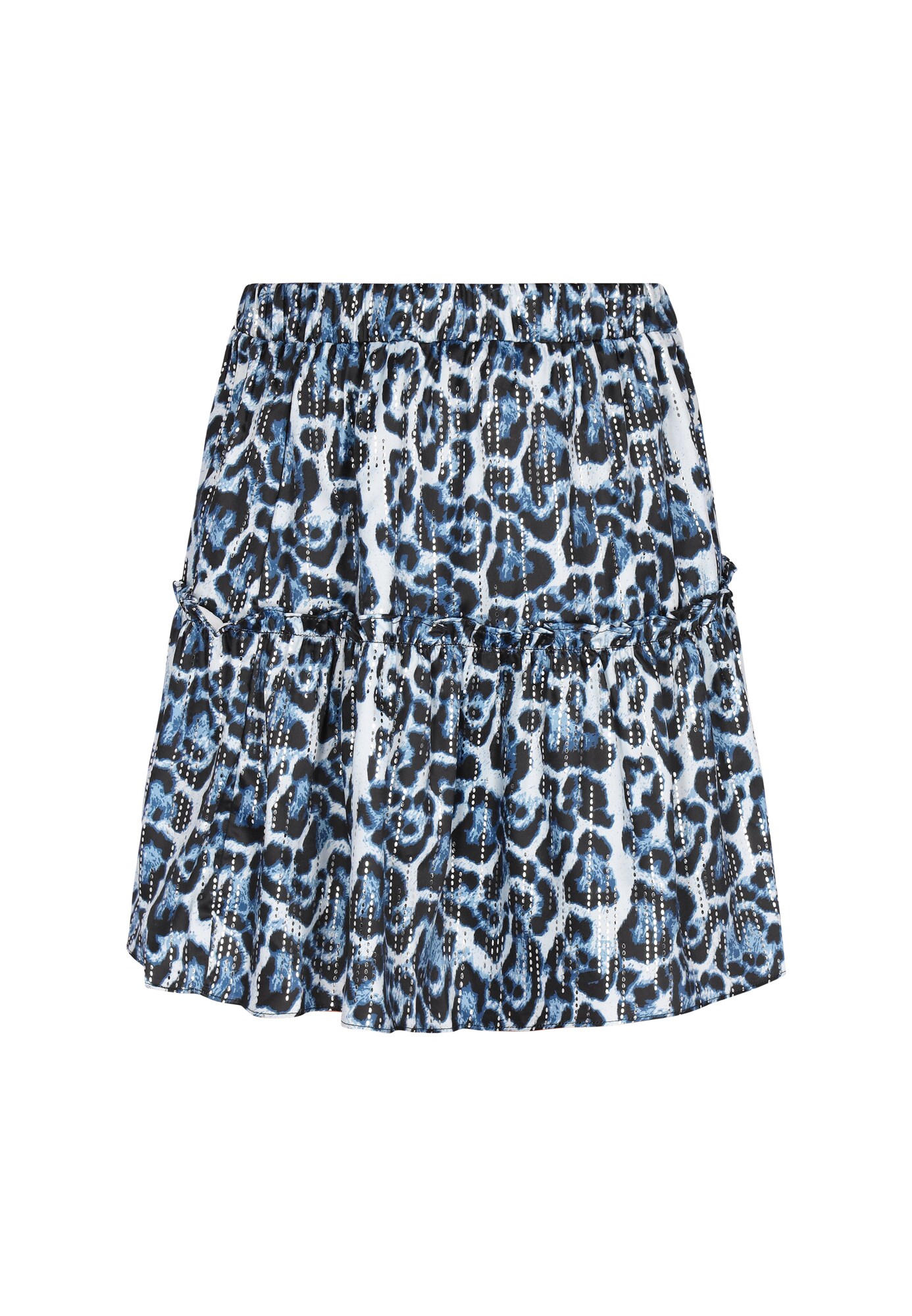faina Falda 'Festive'  azul / negro / blanco