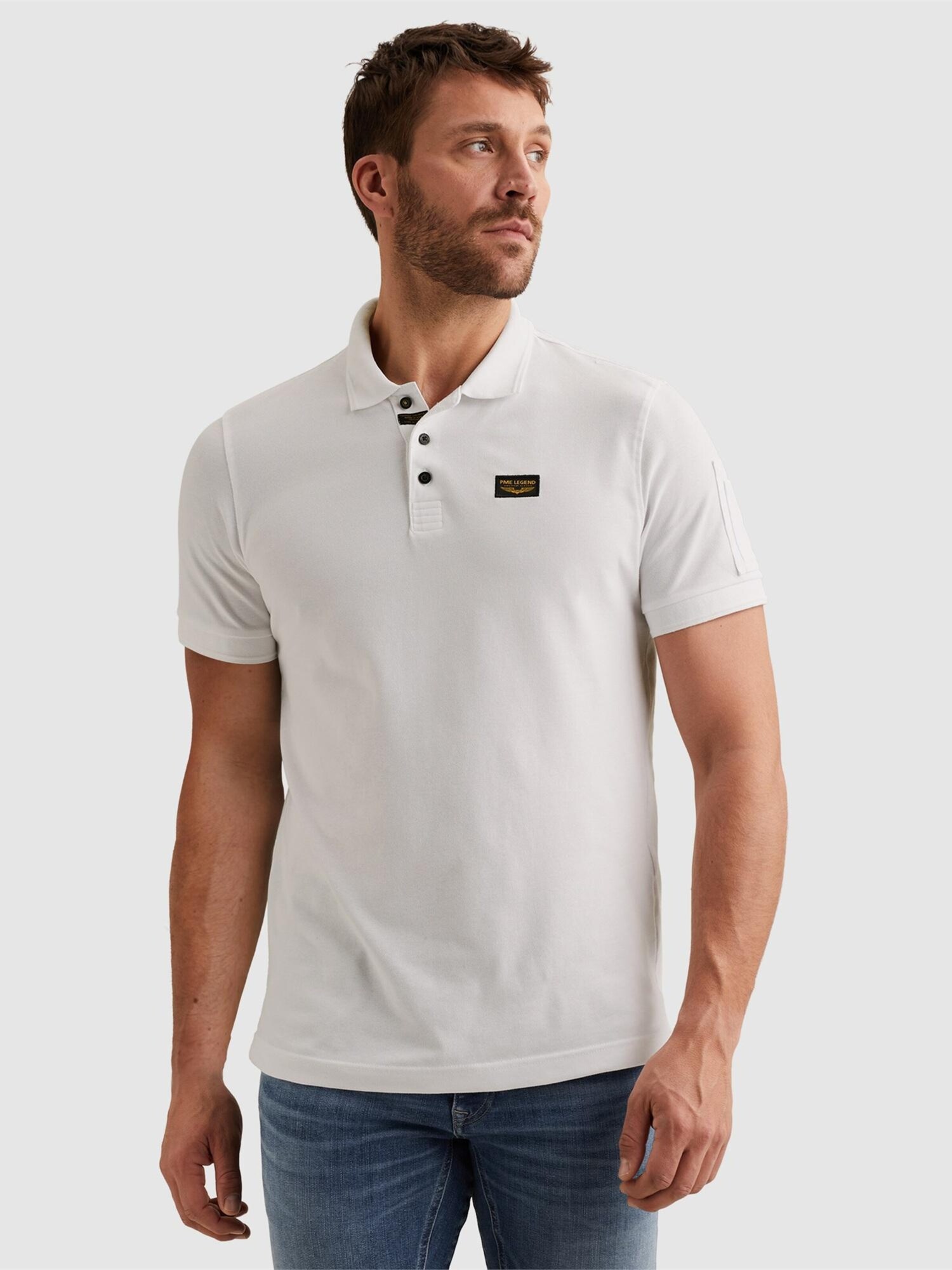 Pme Legend Shirt 'American Classic Polo Shirt' Wit