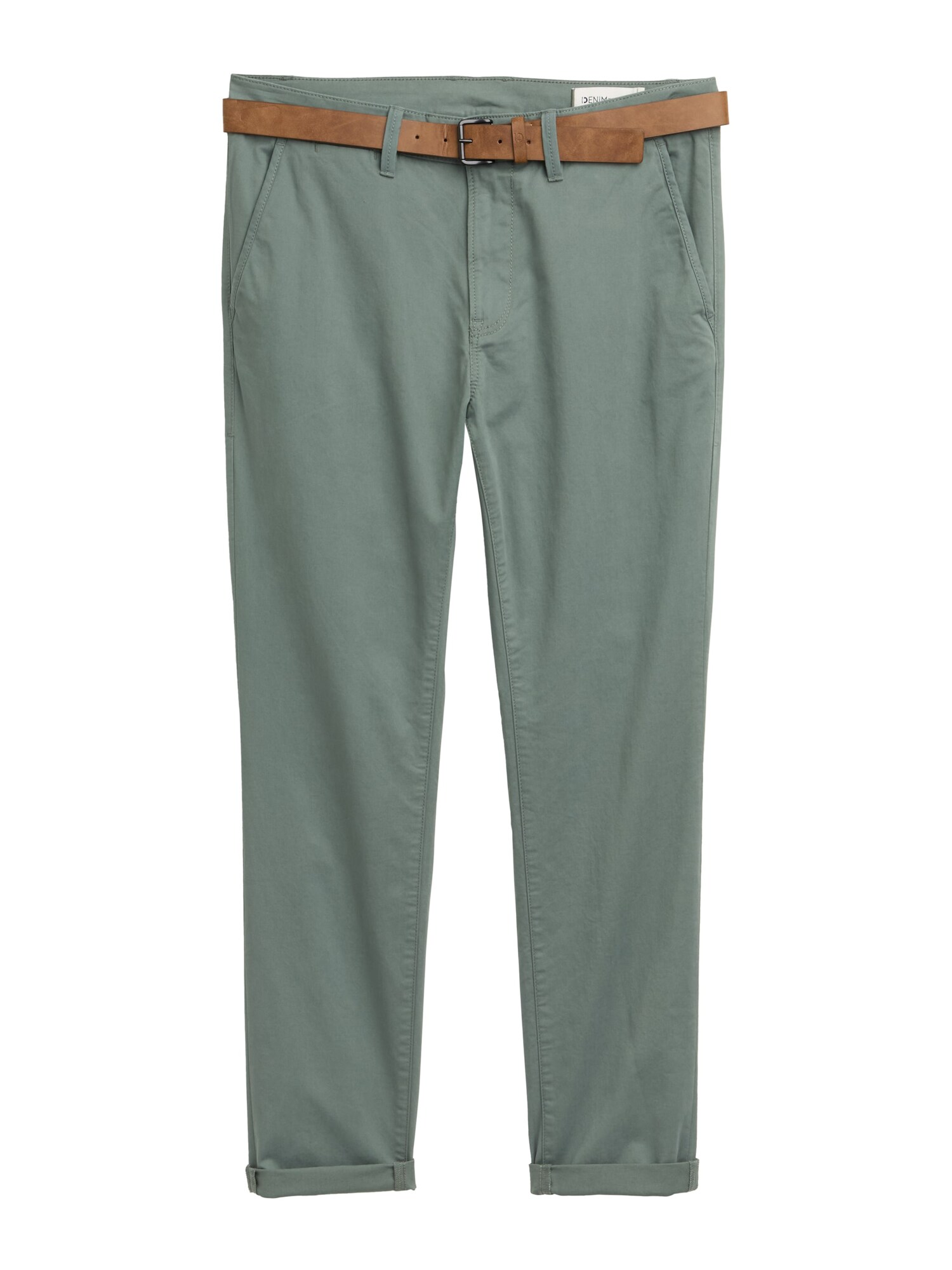 TOM TAILOR DENIM Chino nadrág  zöld akciós termékkép 1