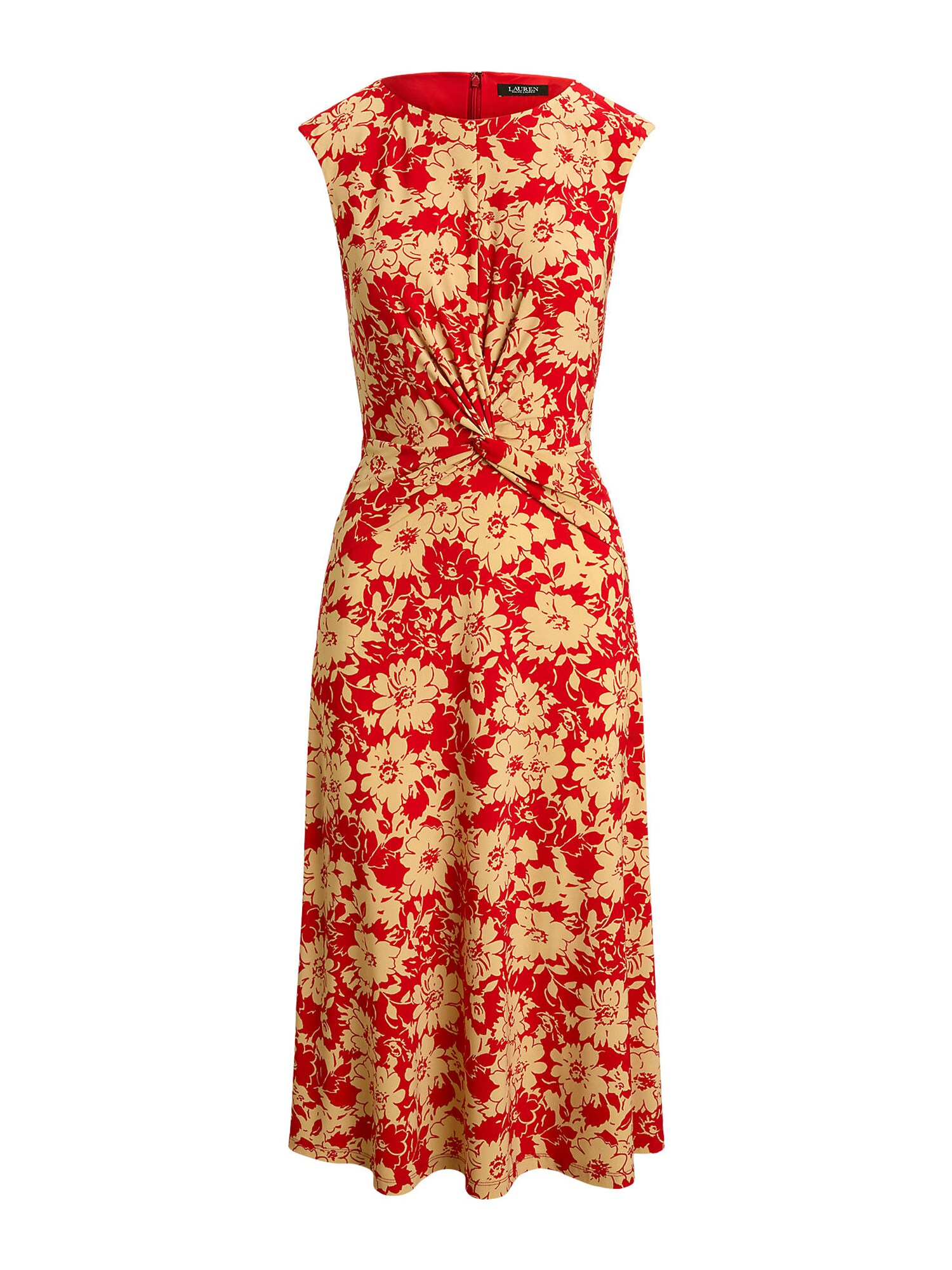 Lauren Ralph Lauren Petite Rochie 'CLASSIC'  bej / roșu