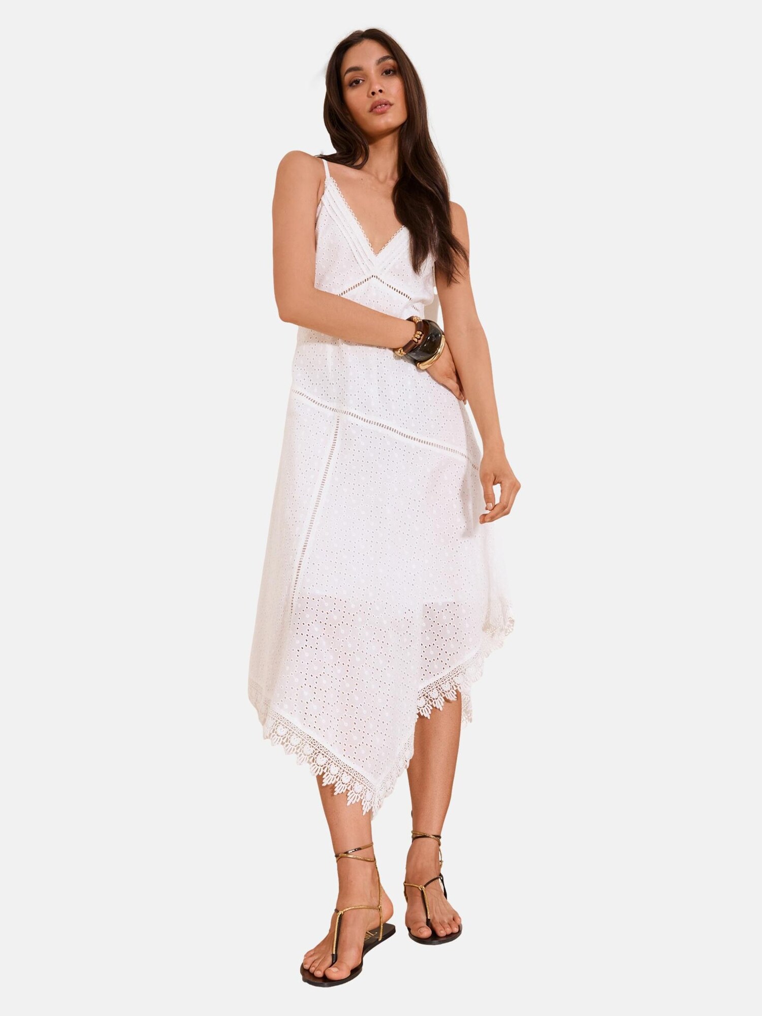 Lipsy Rochie de vară alb