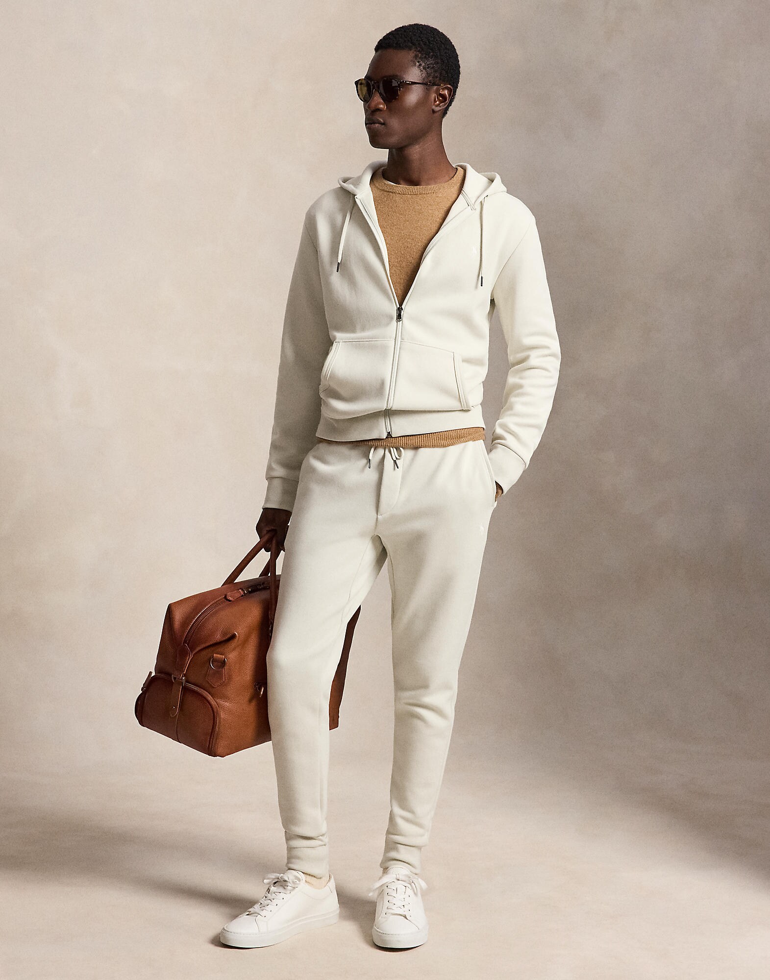 Polo Ralph Lauren Sudadera con cremallera greige – imagen 4