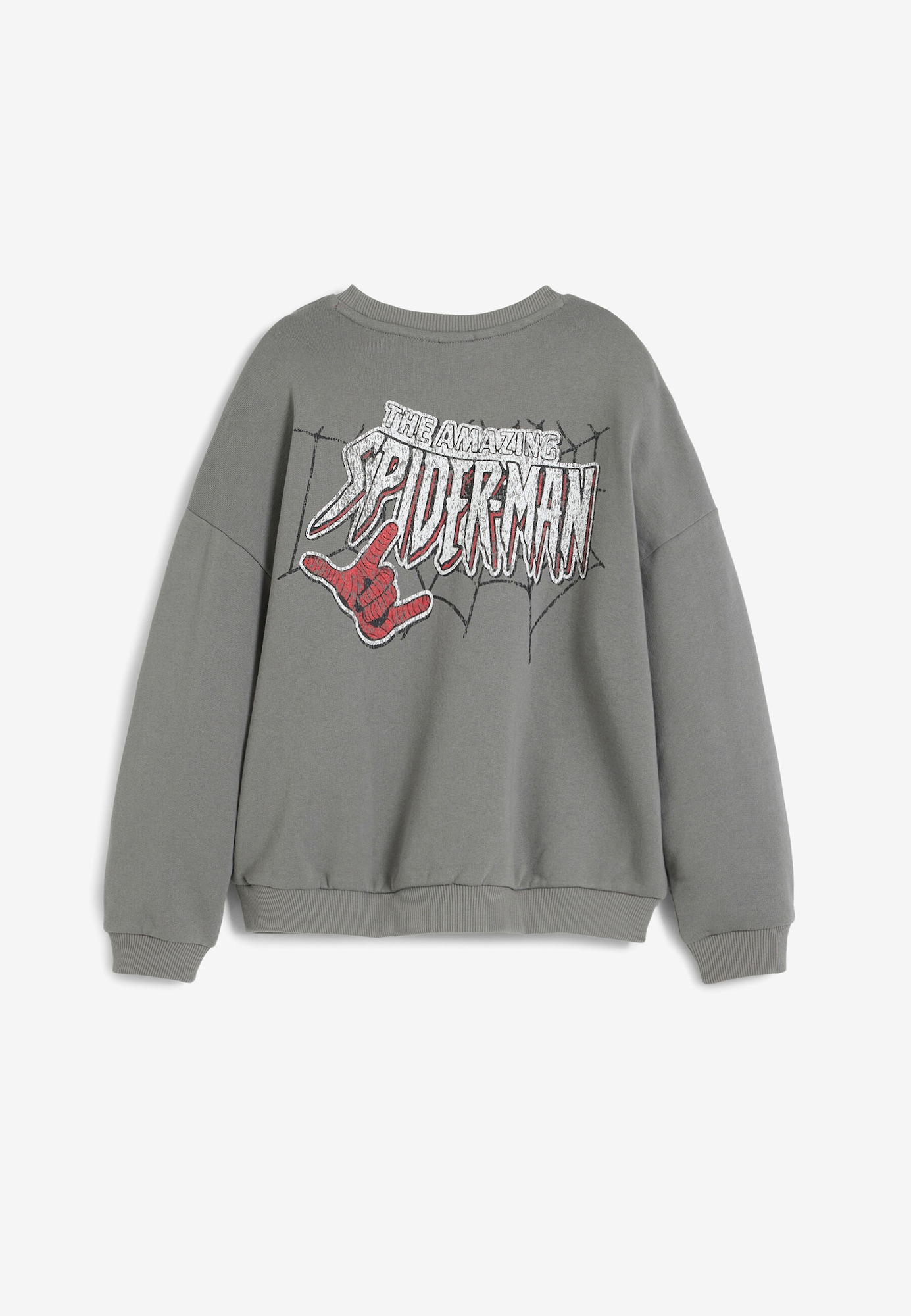 Desigual Tréning póló 'Spiderman'  sötétszürke / piros / fekete / fehér termék 2. képe