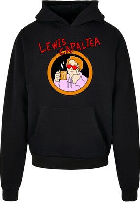 Merchcode Sweatshirt ‘Lewis Capaldi – CapalTea’ Lila / Oranje / Rood / Zwart