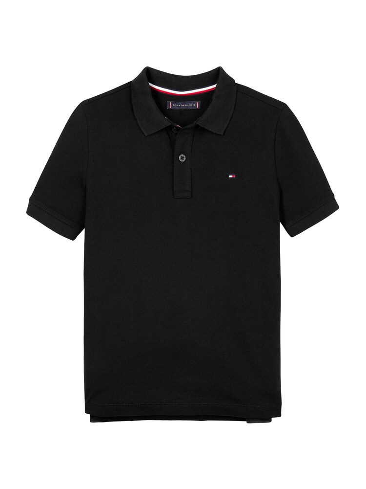 TOMMY HILFIGER Poloshirt 'Essential' Jungen Größe 122 schwarz