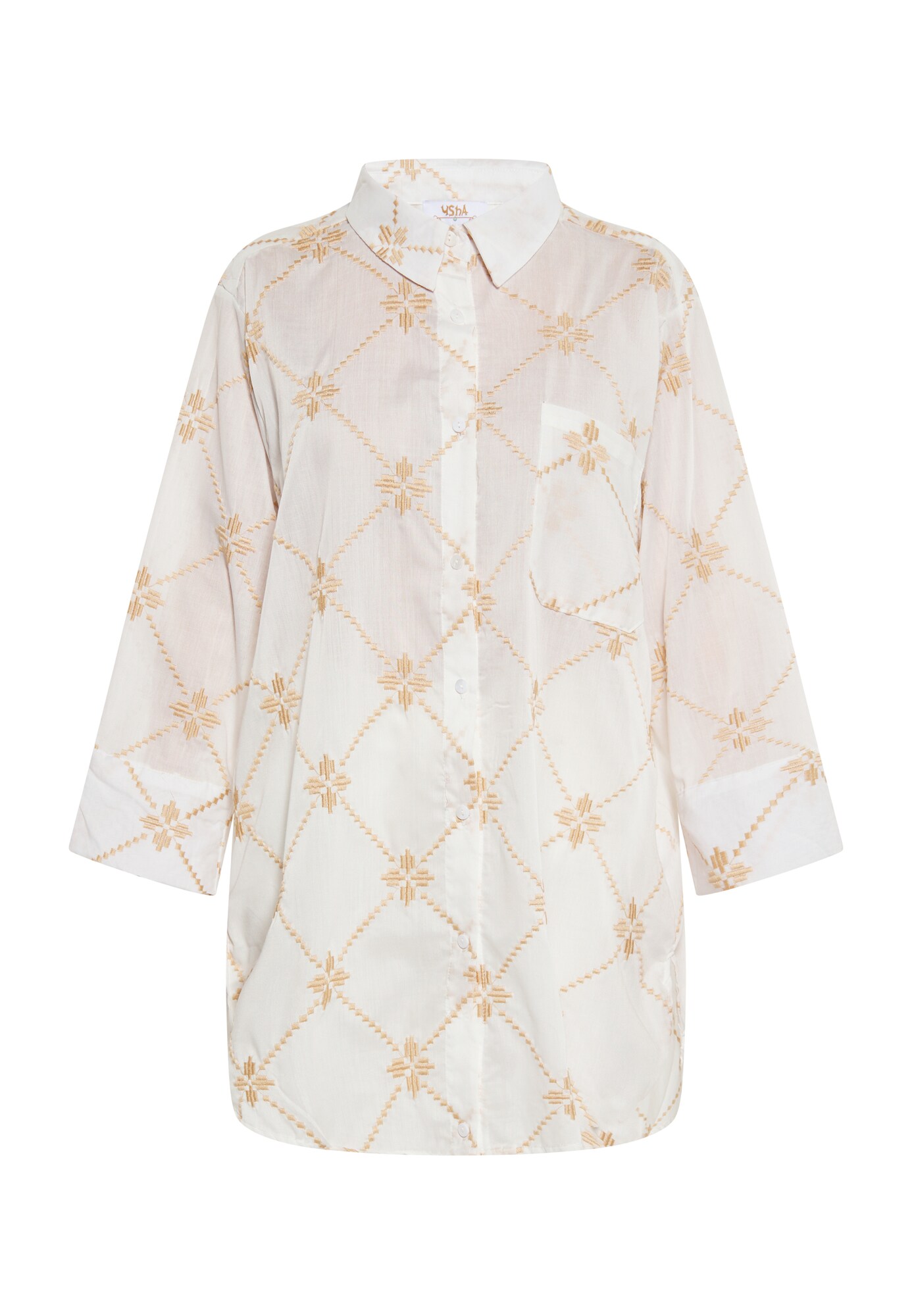 Usha FESTIVAL Blusa beige / blanco