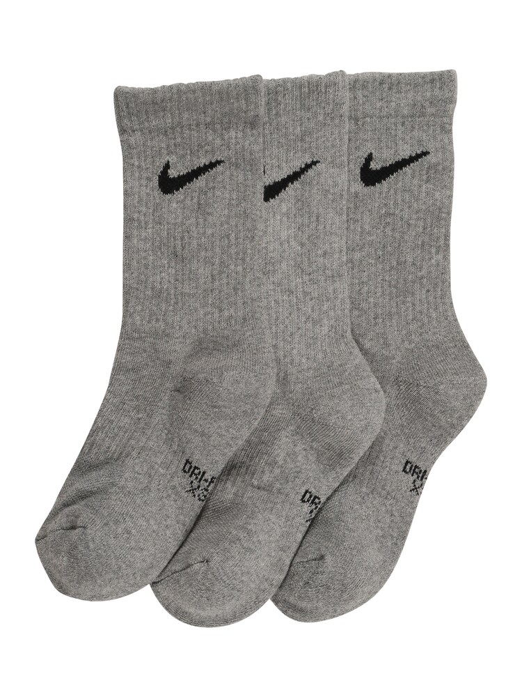 Nike Sportswear Sportsocken Mädchen Größe 50/92 graumeliert / schwarz