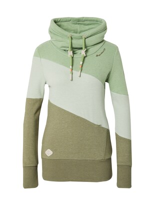 Ragwear Sweatshirt ‘RUMIKA’ Kaki / Mintgroen / Pastelgroen