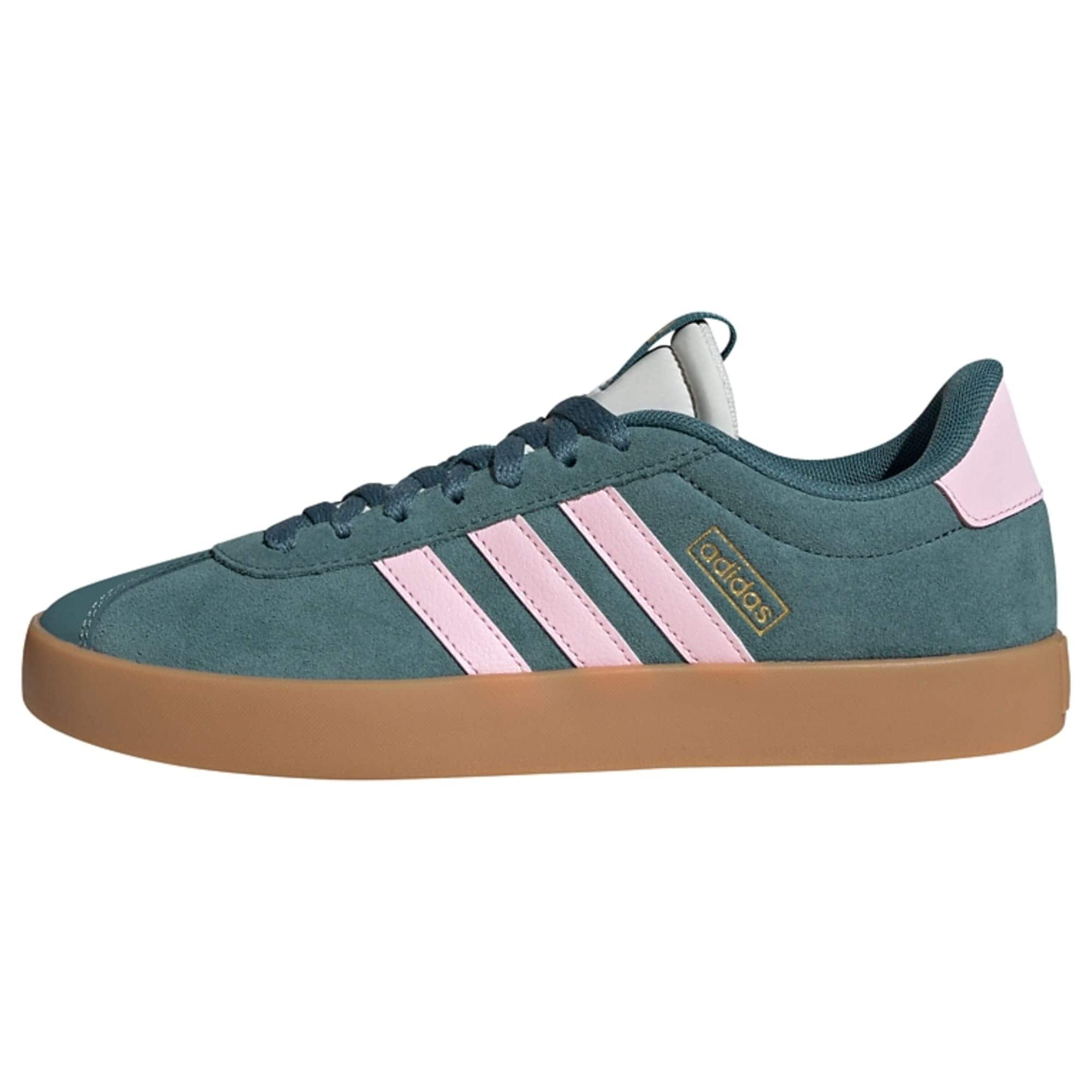 ADIDAS SPORTSWEAR Sneaker low VL Court 3.0  auriu / gri deschis / verde pin / roz