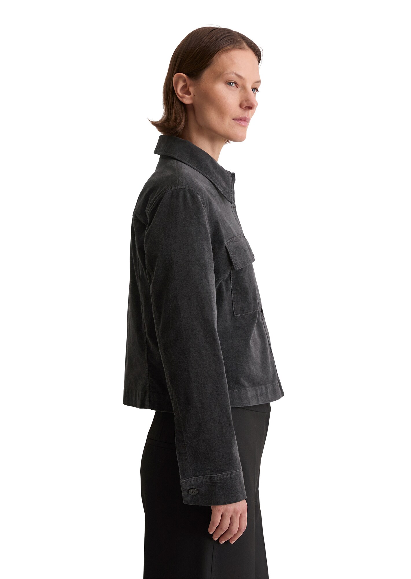 Marc O'Polo Chaqueta de entretiempo gris oscuro – imagen 3