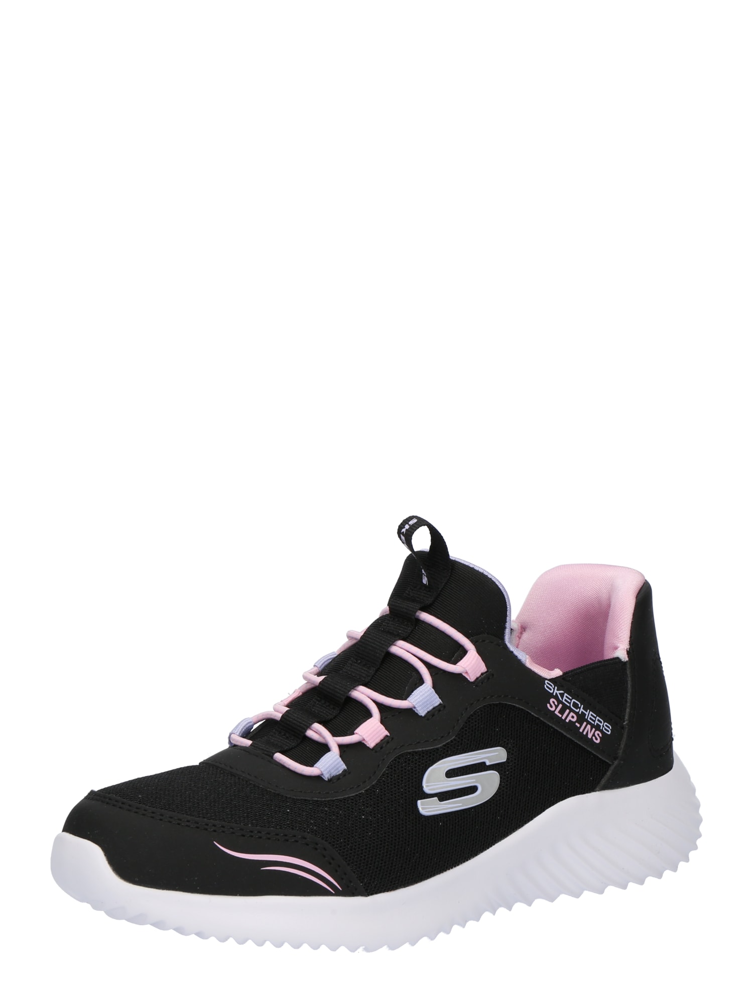 SKECHERS Tenisky 'WAVE 92'  sivá / svetlofialová / ružová / čierna