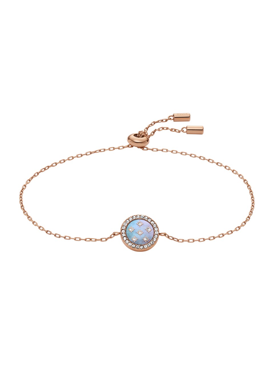 Armband 'Merrit' ljusblå / roséguld