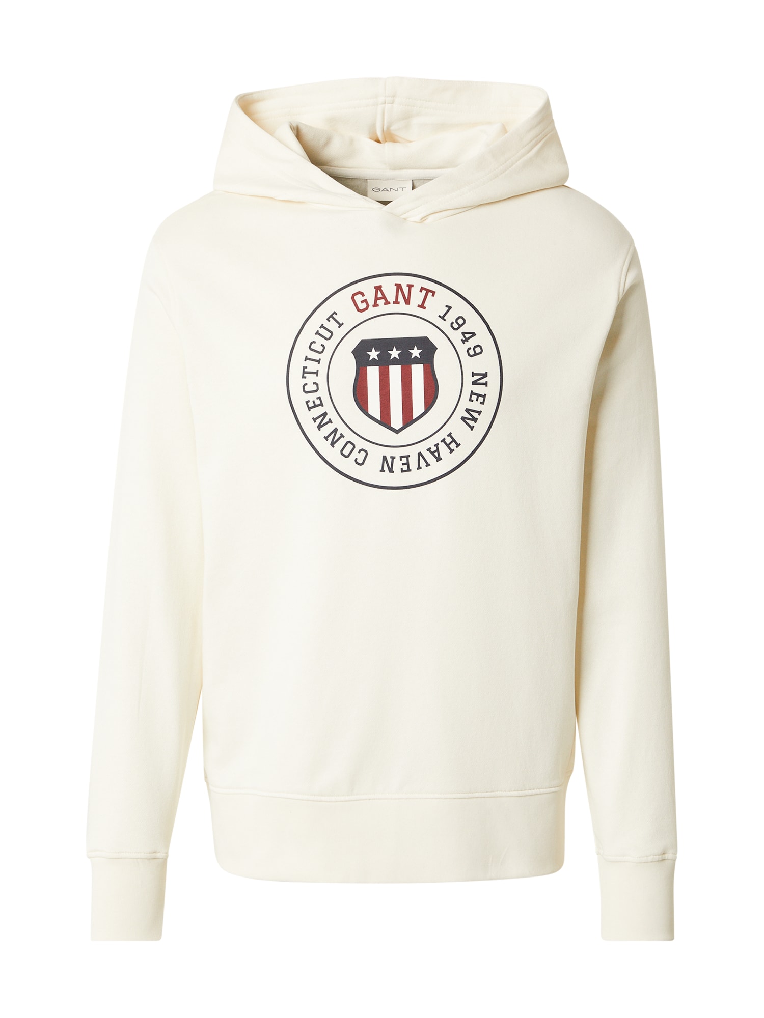 GANT Bluză de molton  bej deschis / albastru marin / roșu / alb